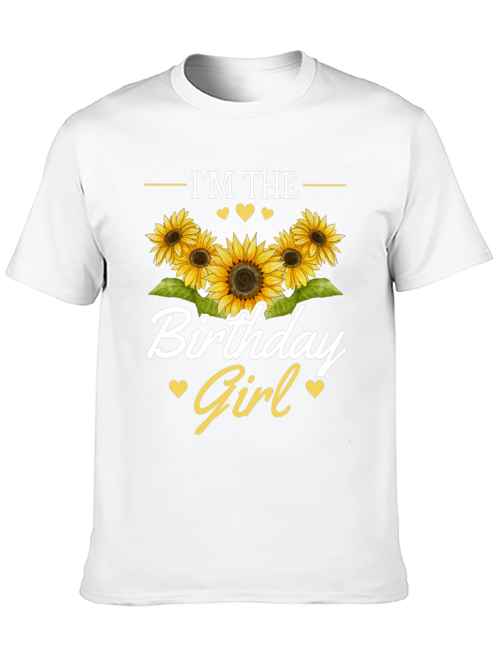Birthday Girl Sunflower Graphic Tee