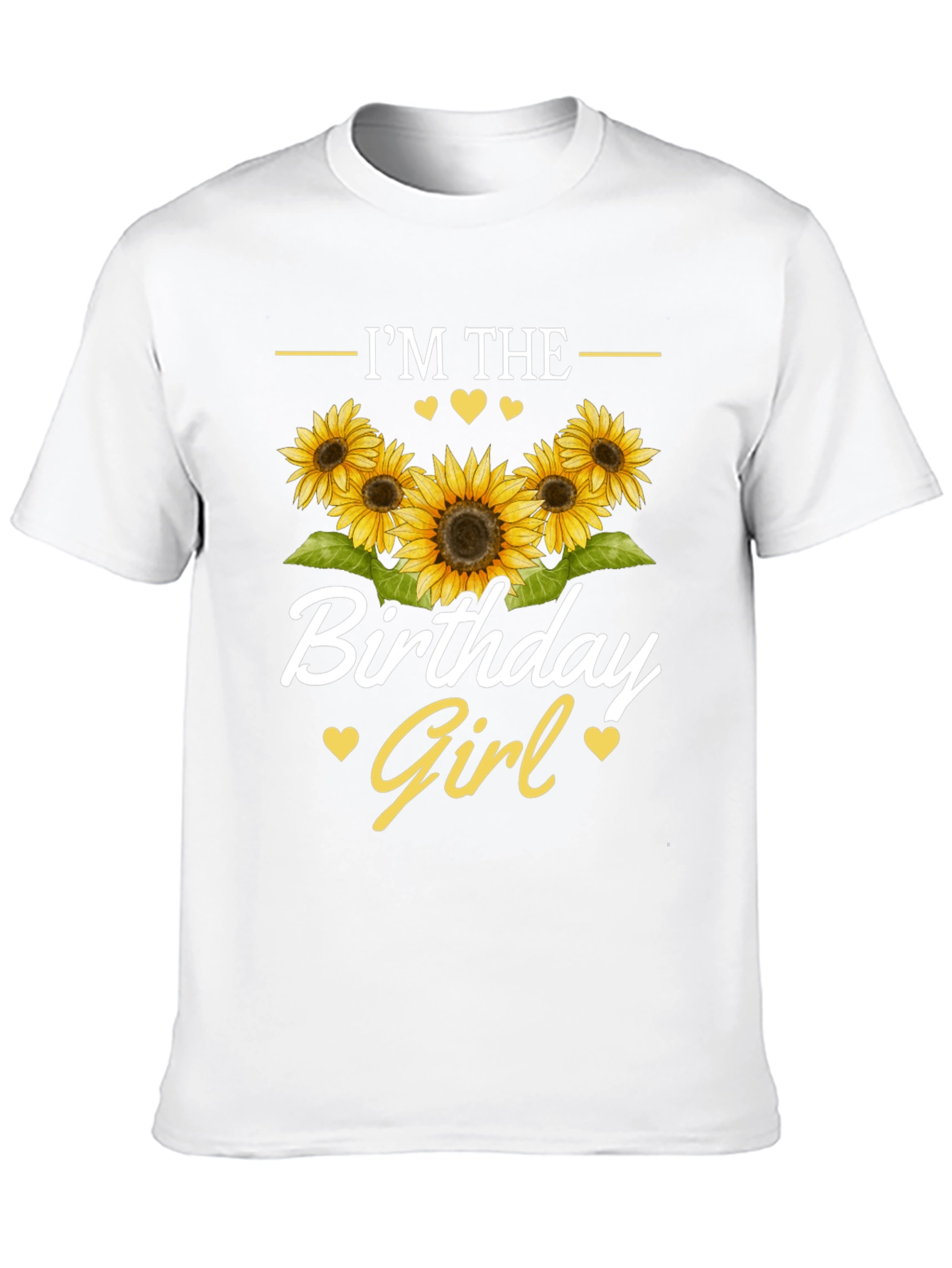 Birthday Girl Sunflower Graphic Tee