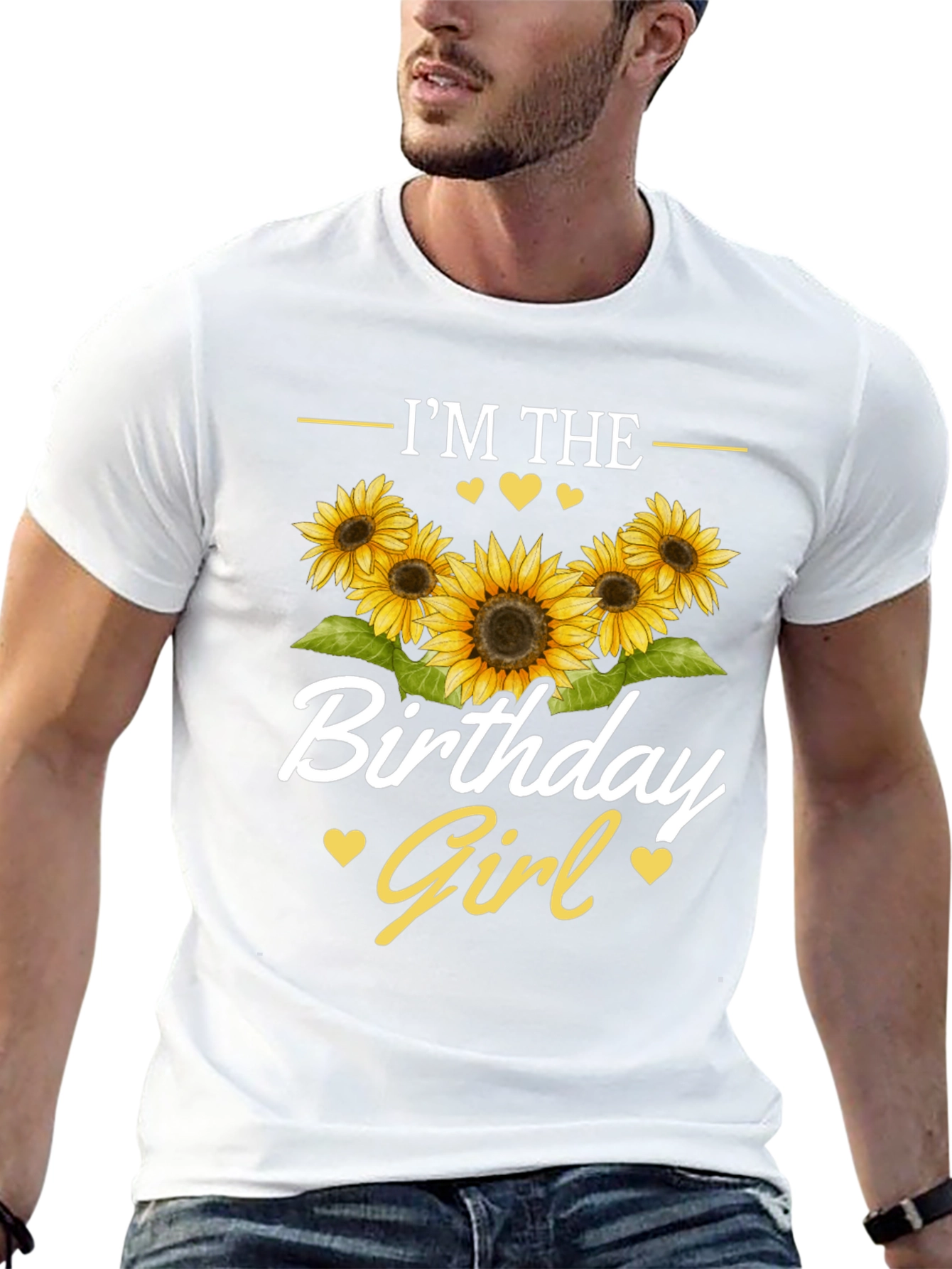 Birthday Girl Sunflower Graphic Tee