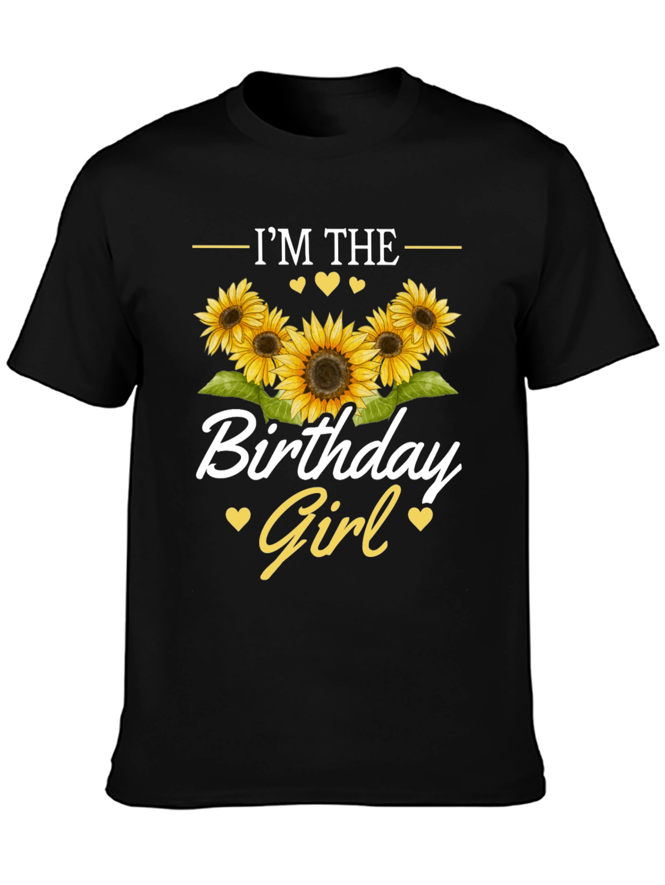 Birthday Girl Sunflower Graphic Tee