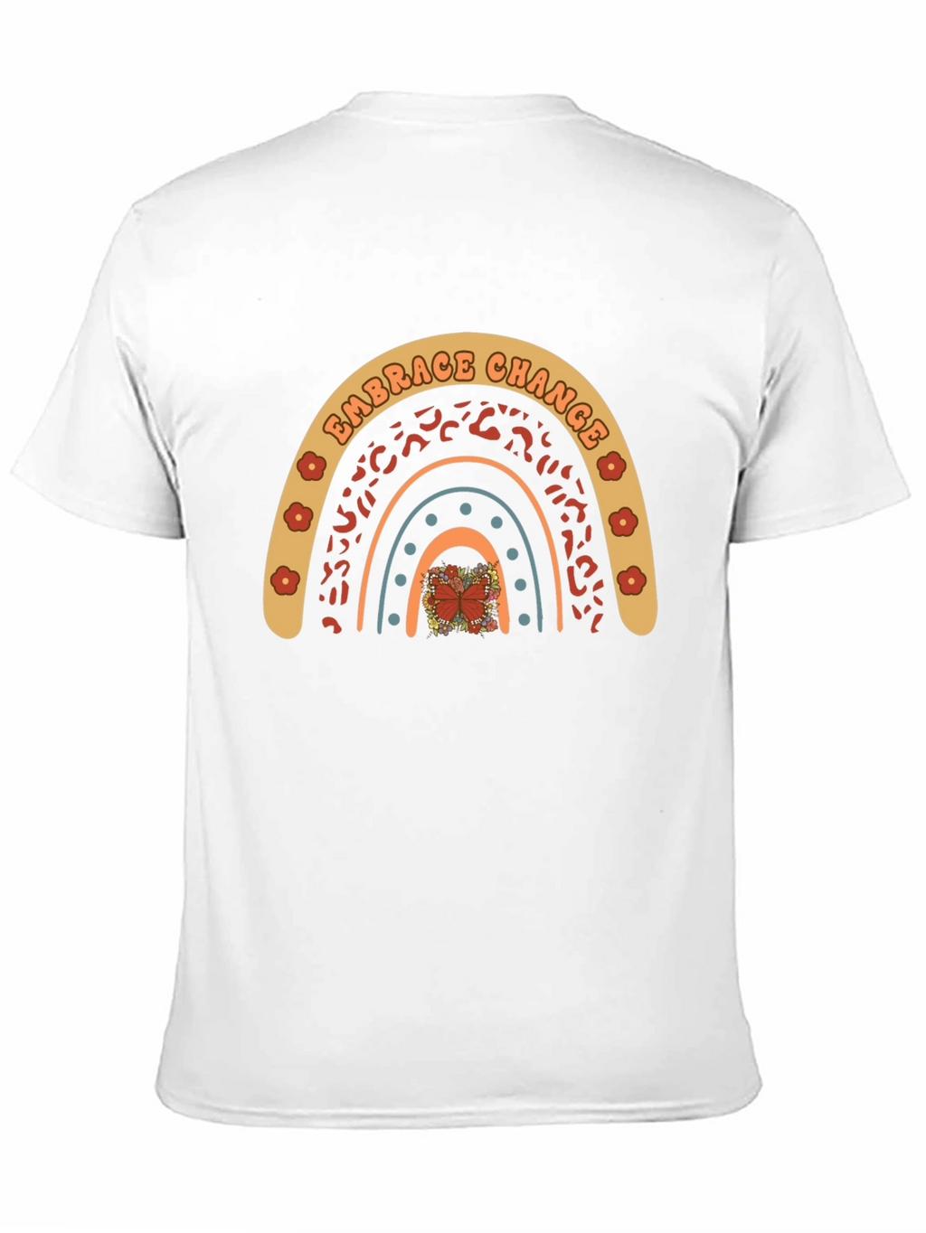 Embrace Change Rainbow Graphic T-Shirt