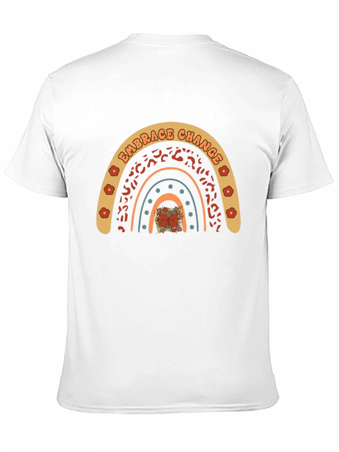 Embrace Change Rainbow Graphic T-Shirt