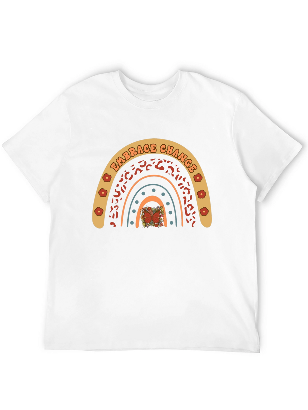 Embrace Change Rainbow Graphic T-Shirt