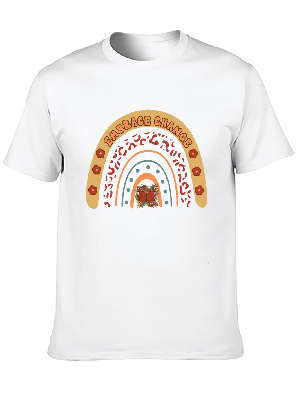 Embrace Change Rainbow Graphic T-Shirt