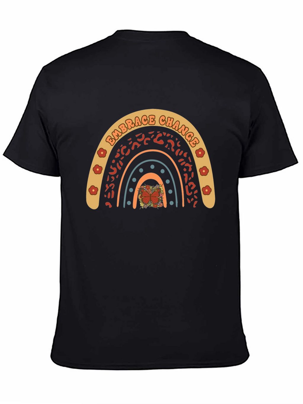 Embrace Change Rainbow Graphic T-Shirt