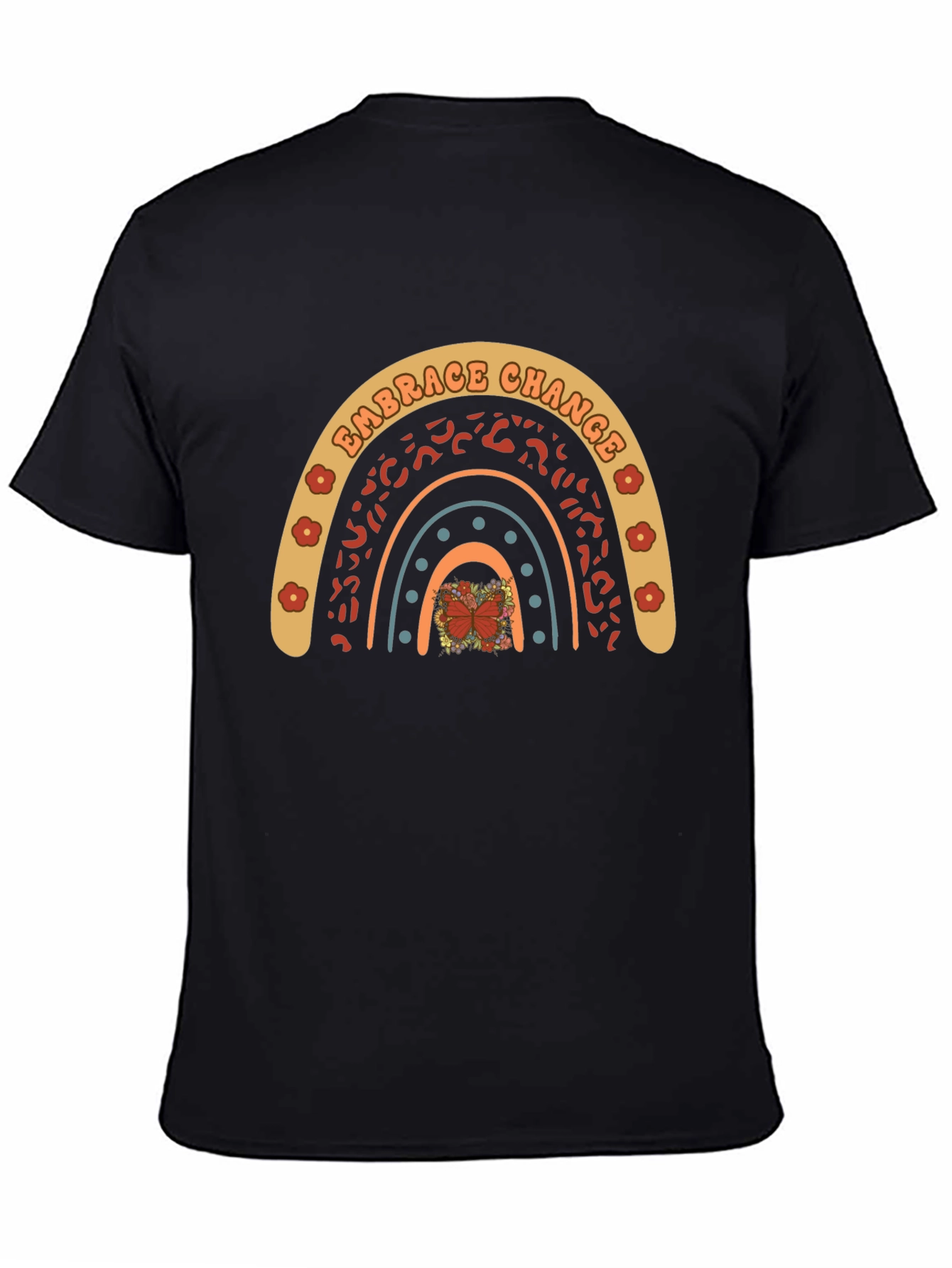 Embrace Change Rainbow Graphic T-Shirt