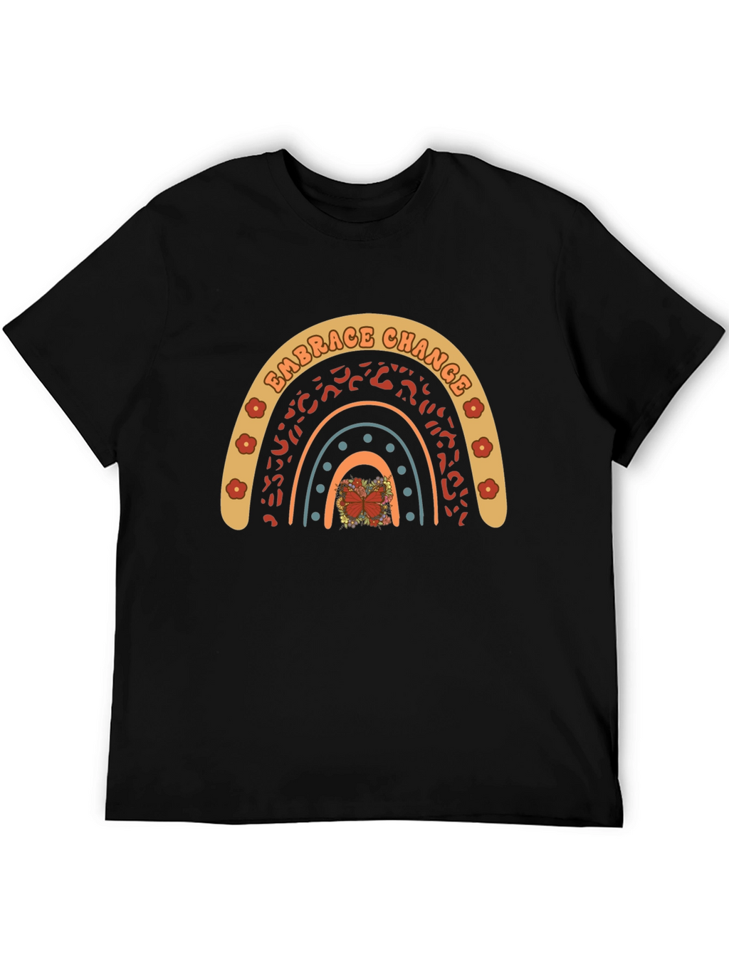 Embrace Change Rainbow Graphic T-Shirt