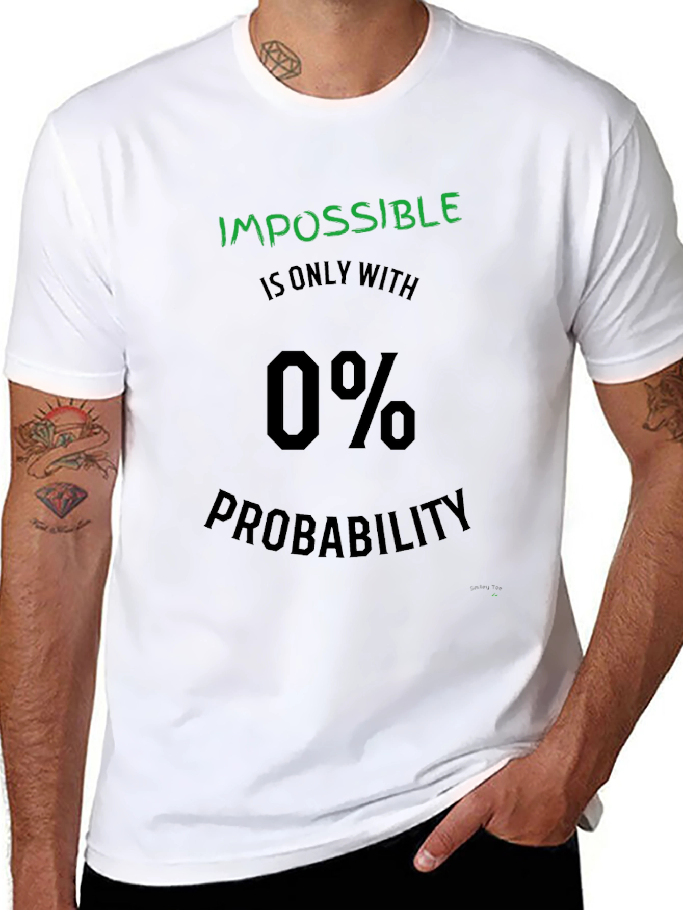 Impossible 0% Probability Graphic Tee - Mens