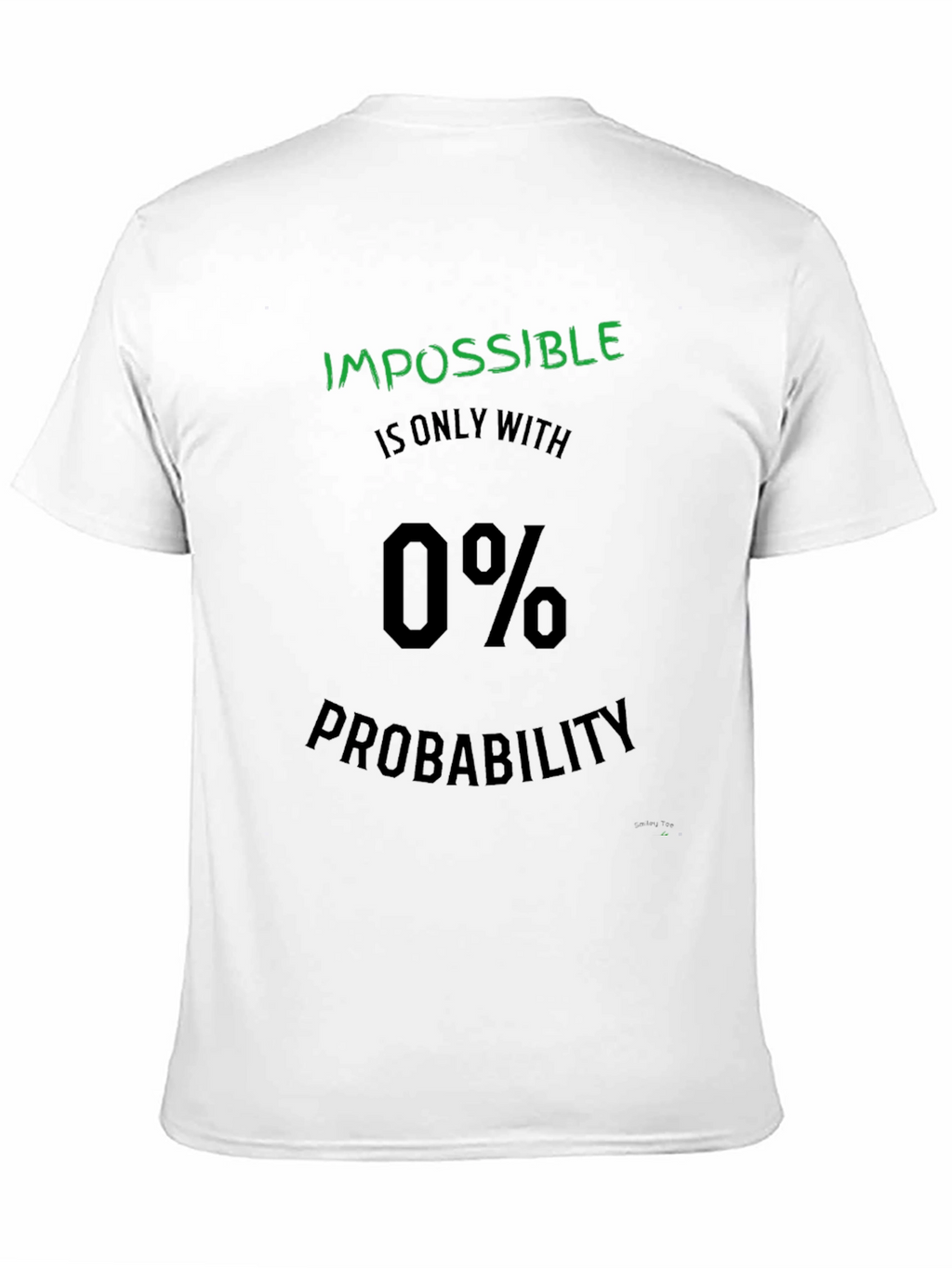 Impossible 0% Probability Graphic Tee - Mens