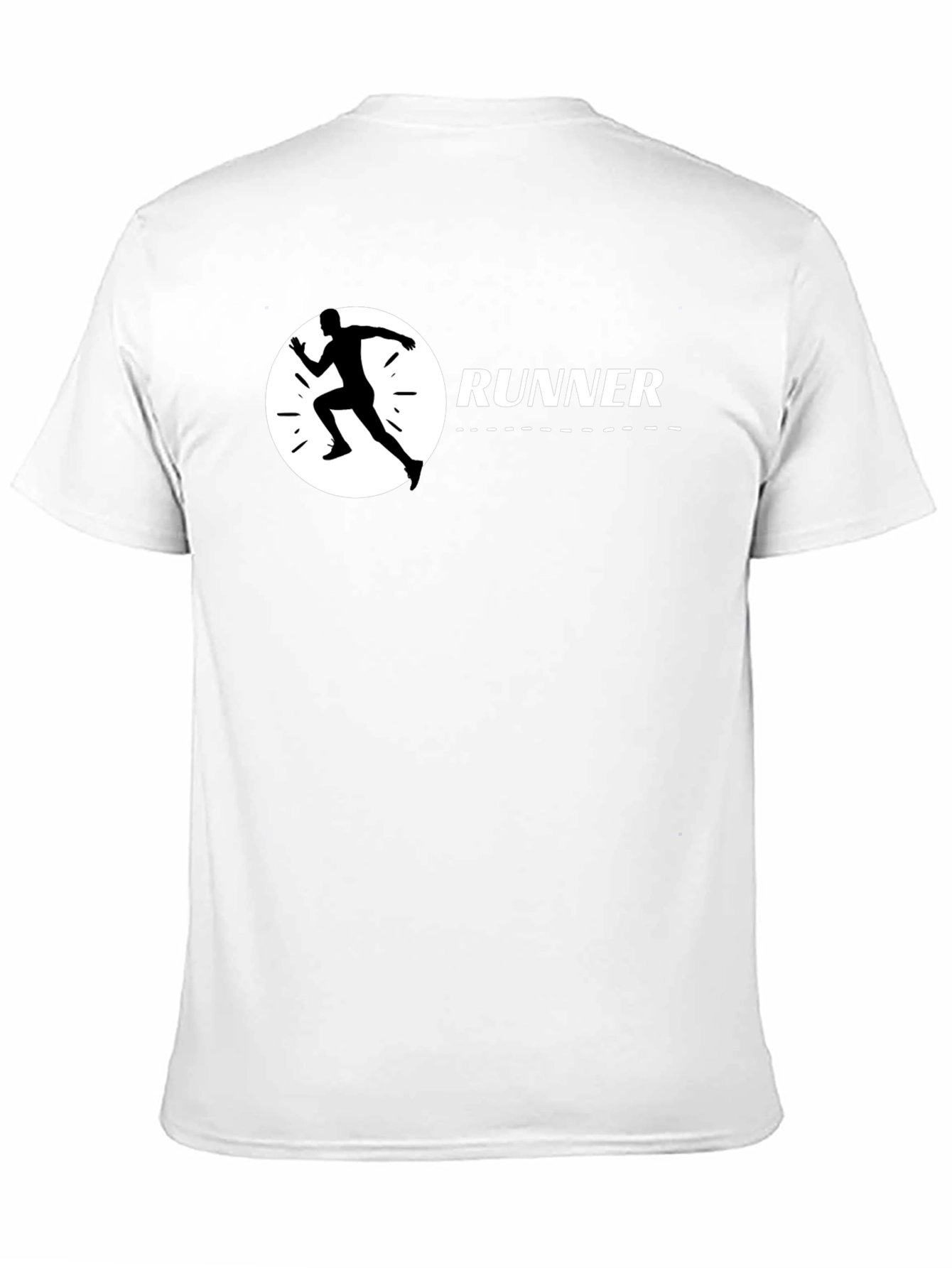 Runner Graphic Black T-Shirt