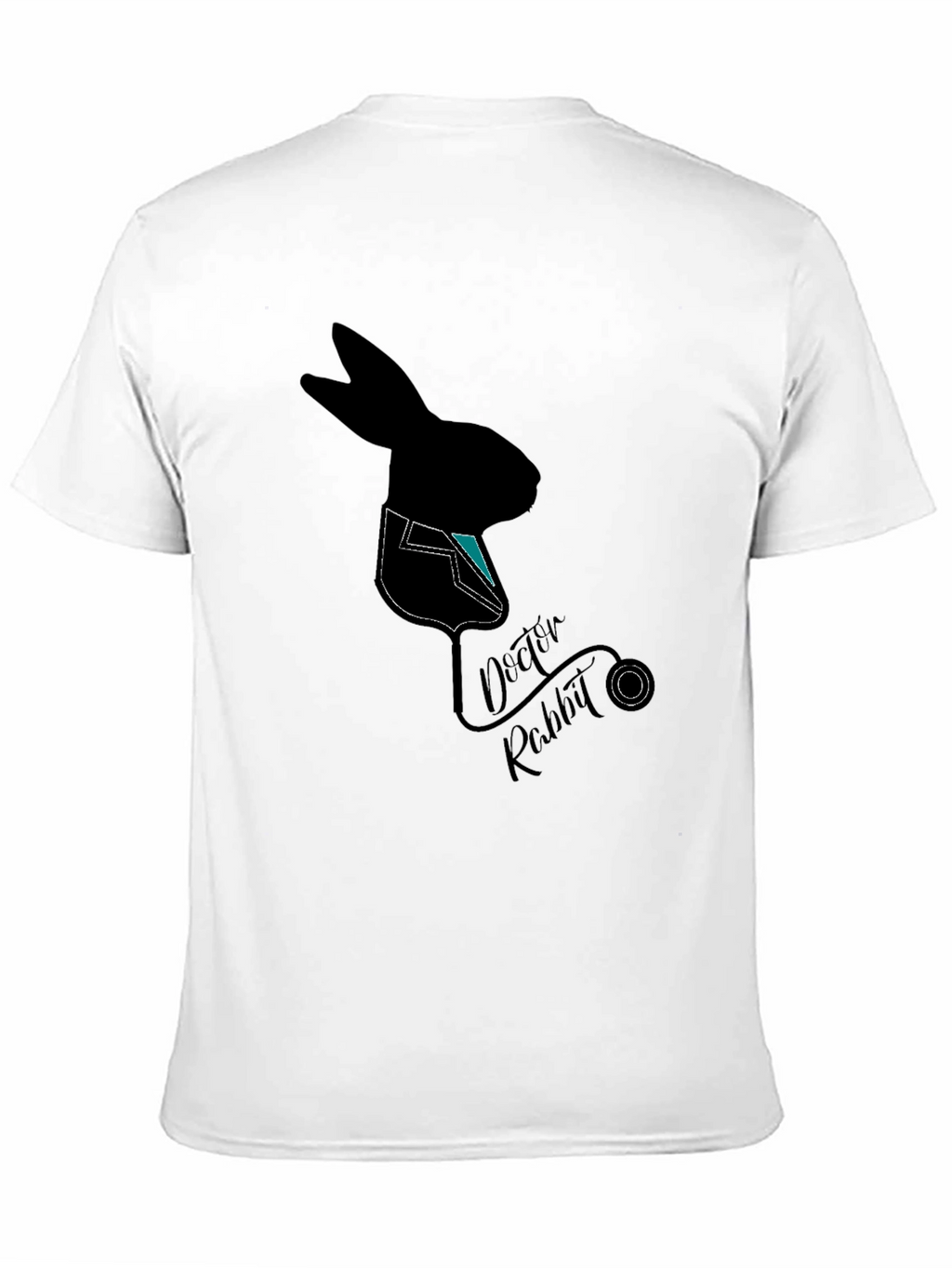 Doctor Rabbit Graphic T-Shirt - Black Cotton Tee