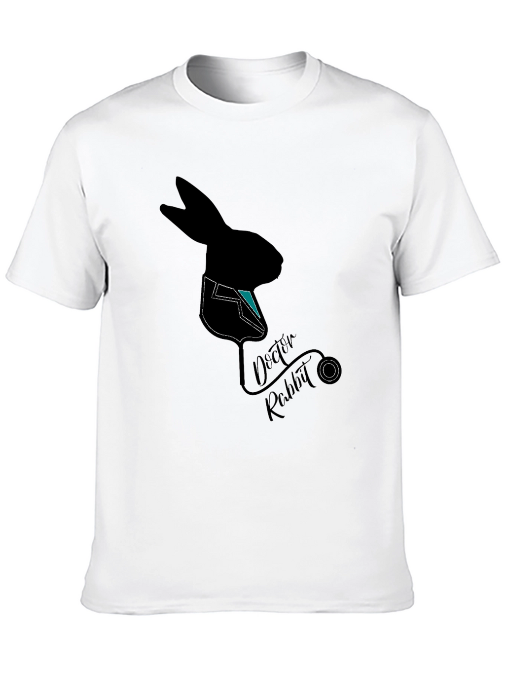 Doctor Rabbit Graphic T-Shirt - Black Cotton Tee