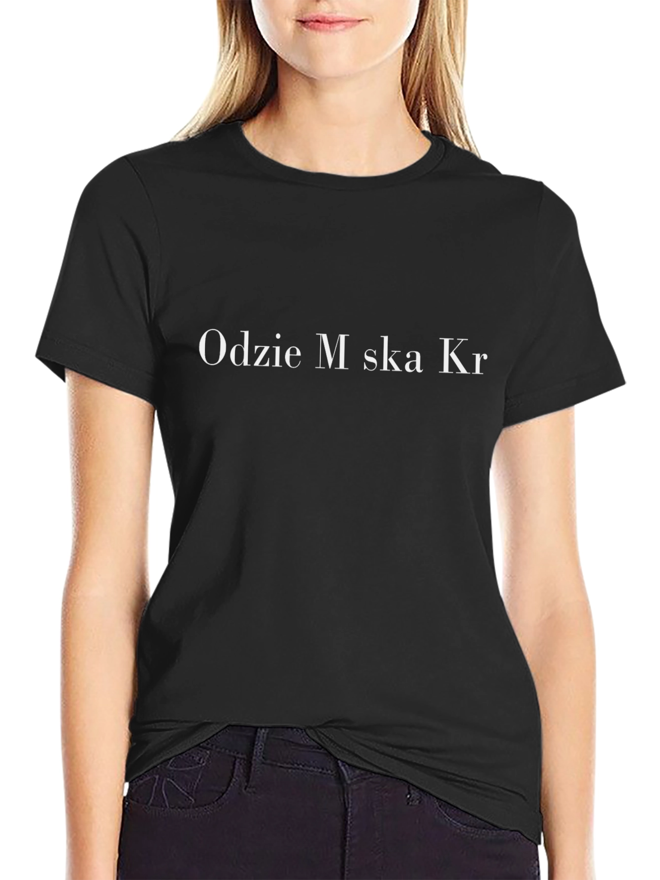Odzie M ska Kr Black T-Shirt