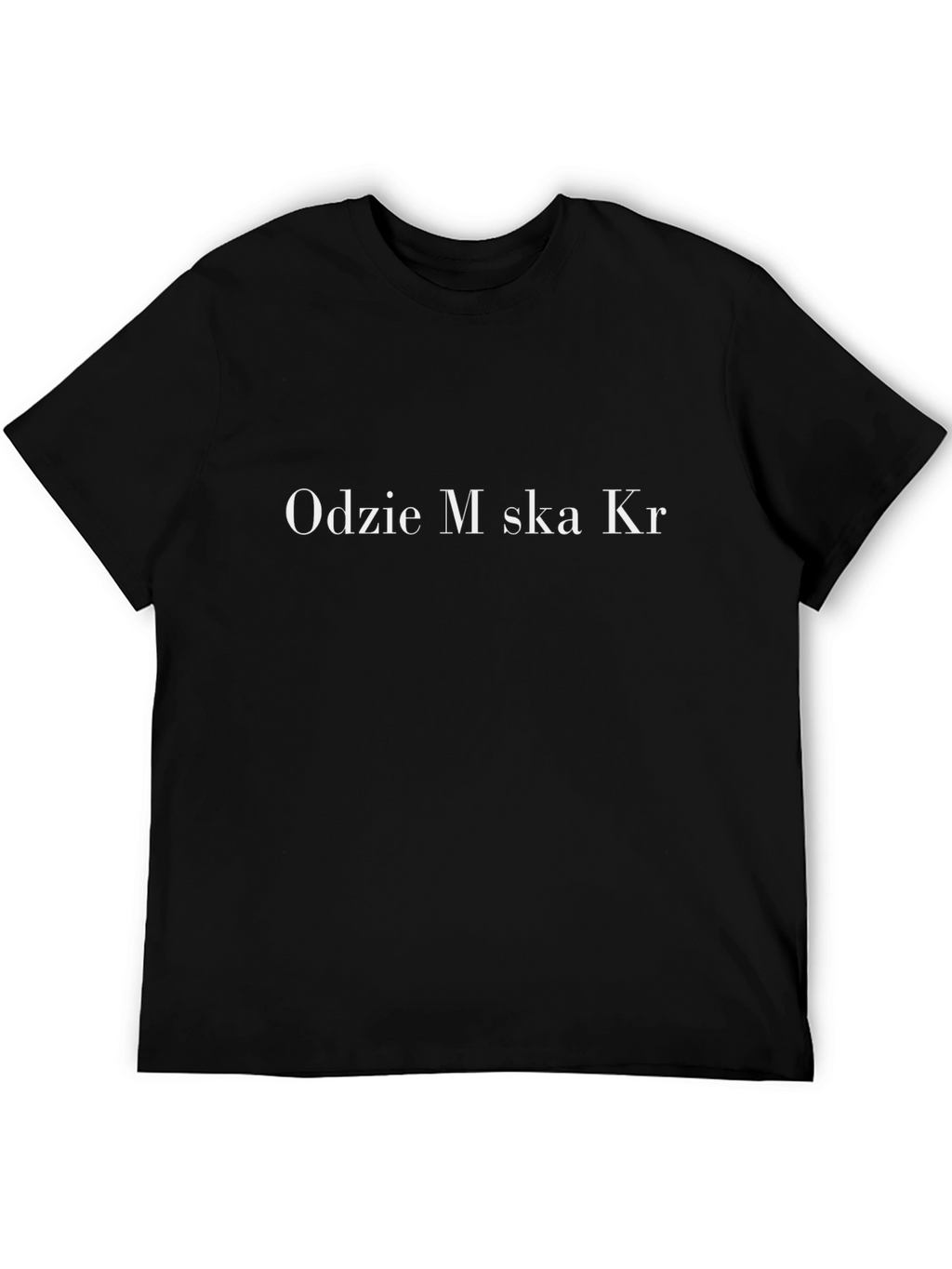 Odzie M ska Kr Black T-Shirt