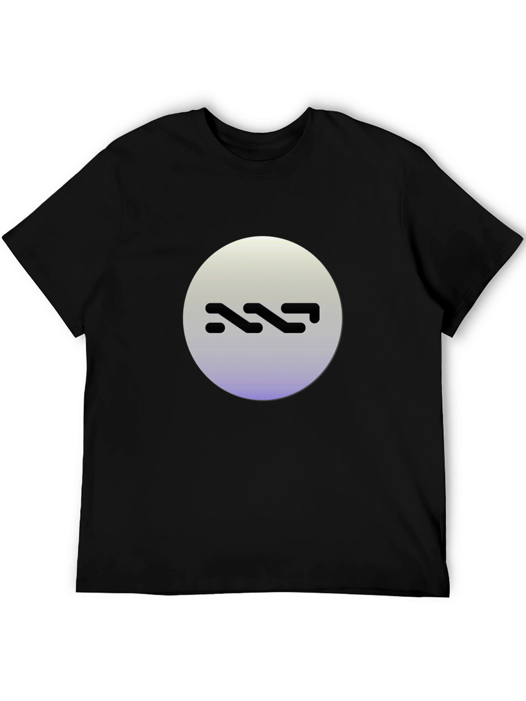 Abstract Logo Black T-Shirt