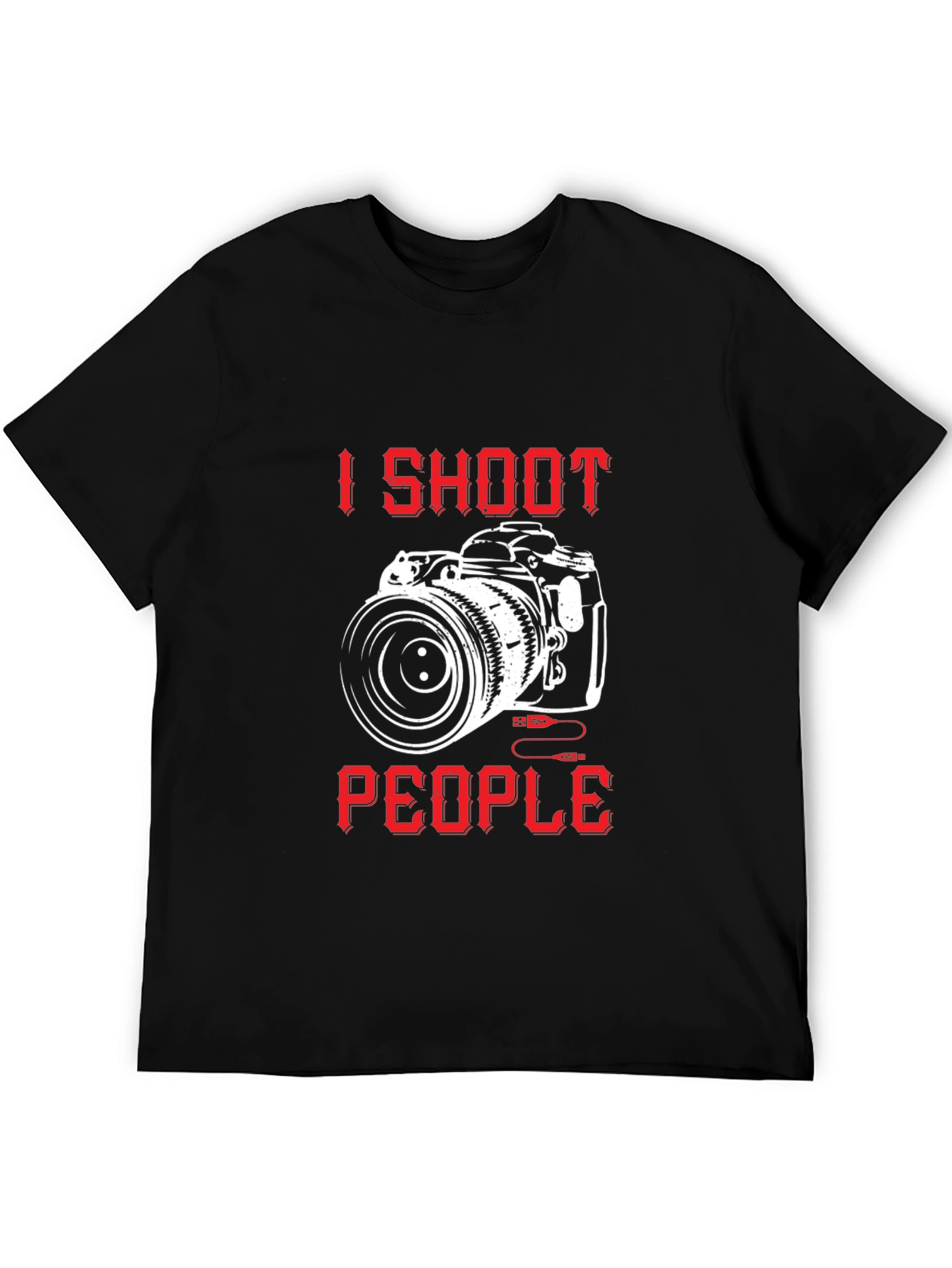 I Shoot People Camera Graphic T-Shirt