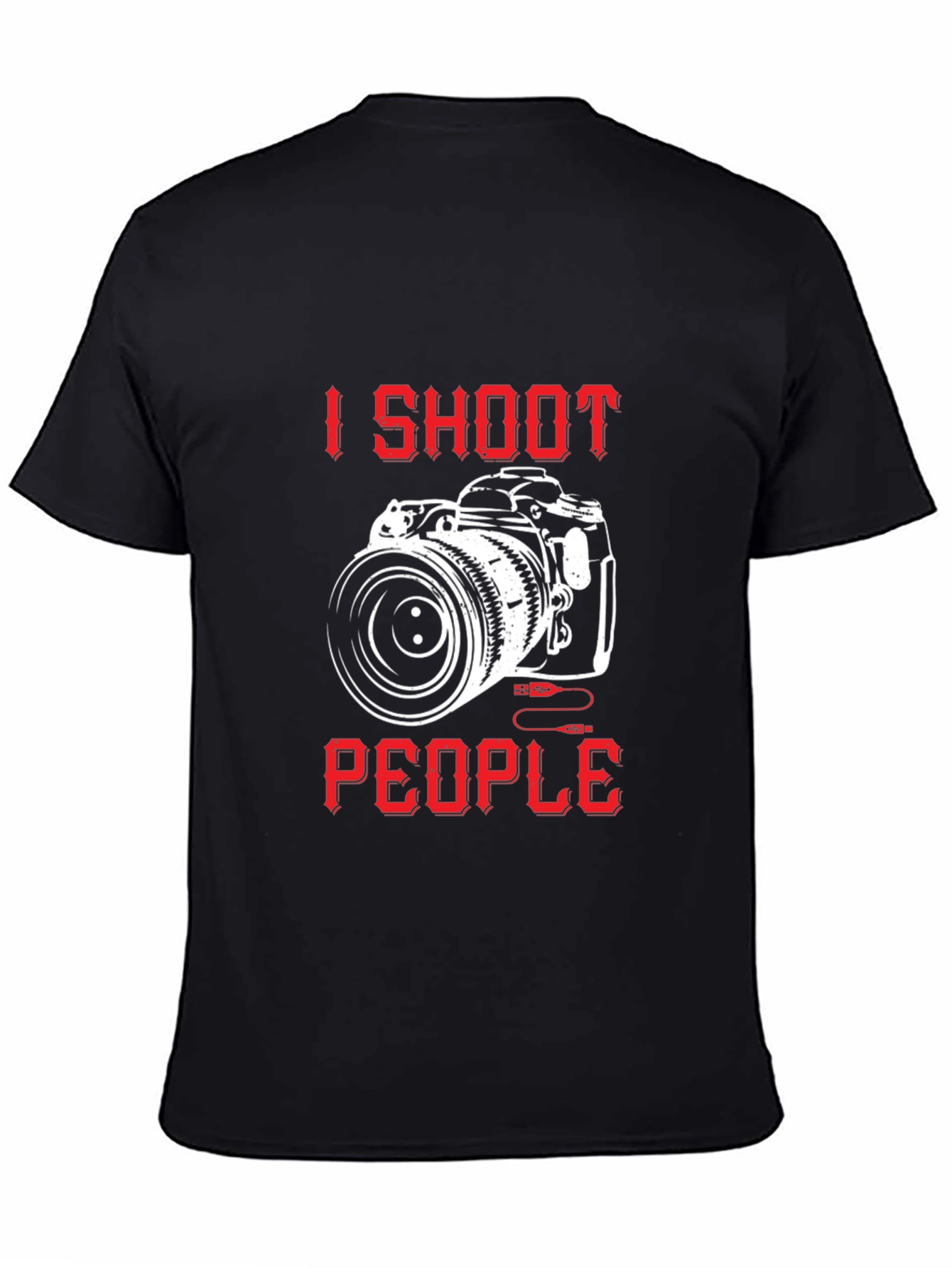 I Shoot People Camera Graphic T-Shirt