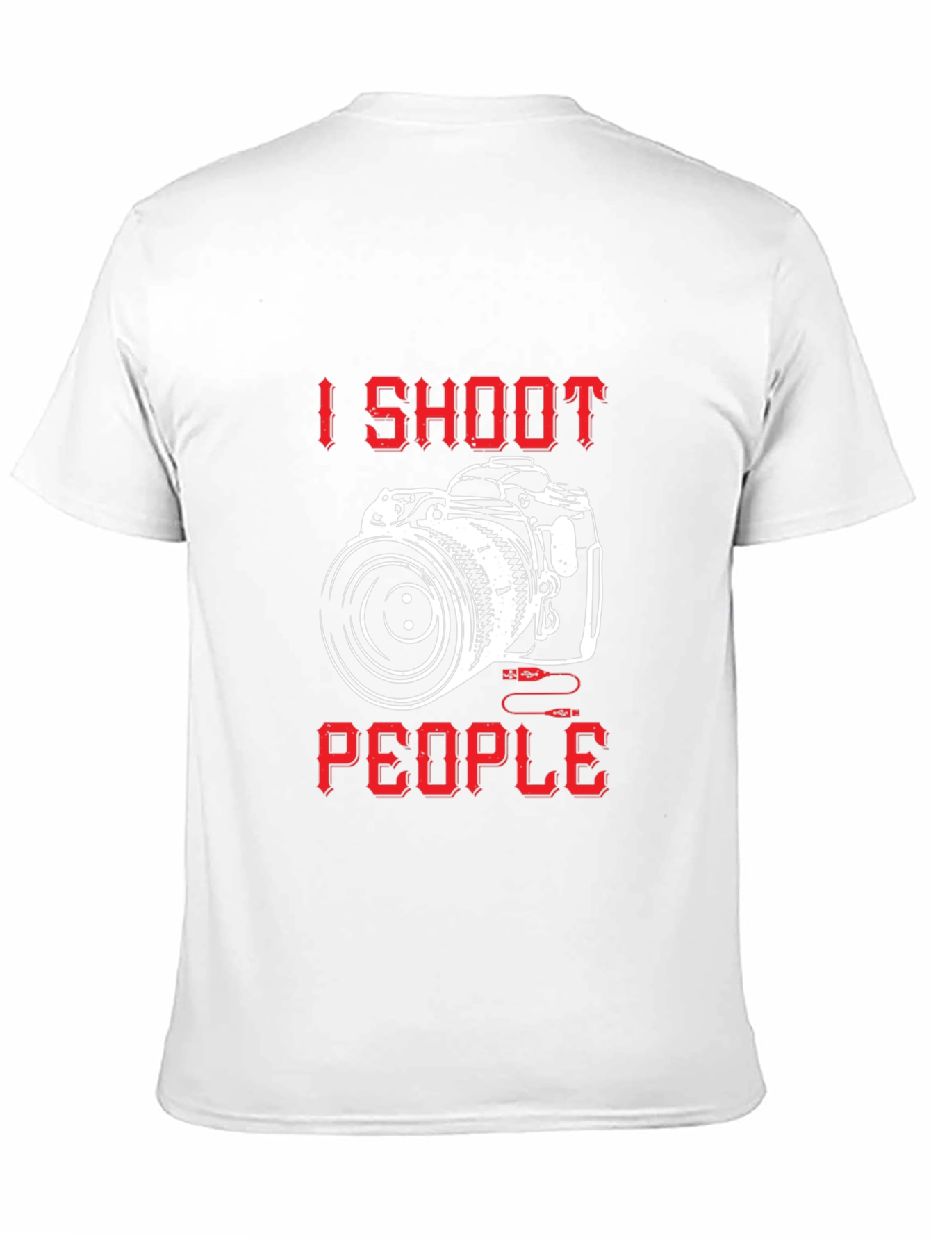 I Shoot People Camera Graphic T-Shirt