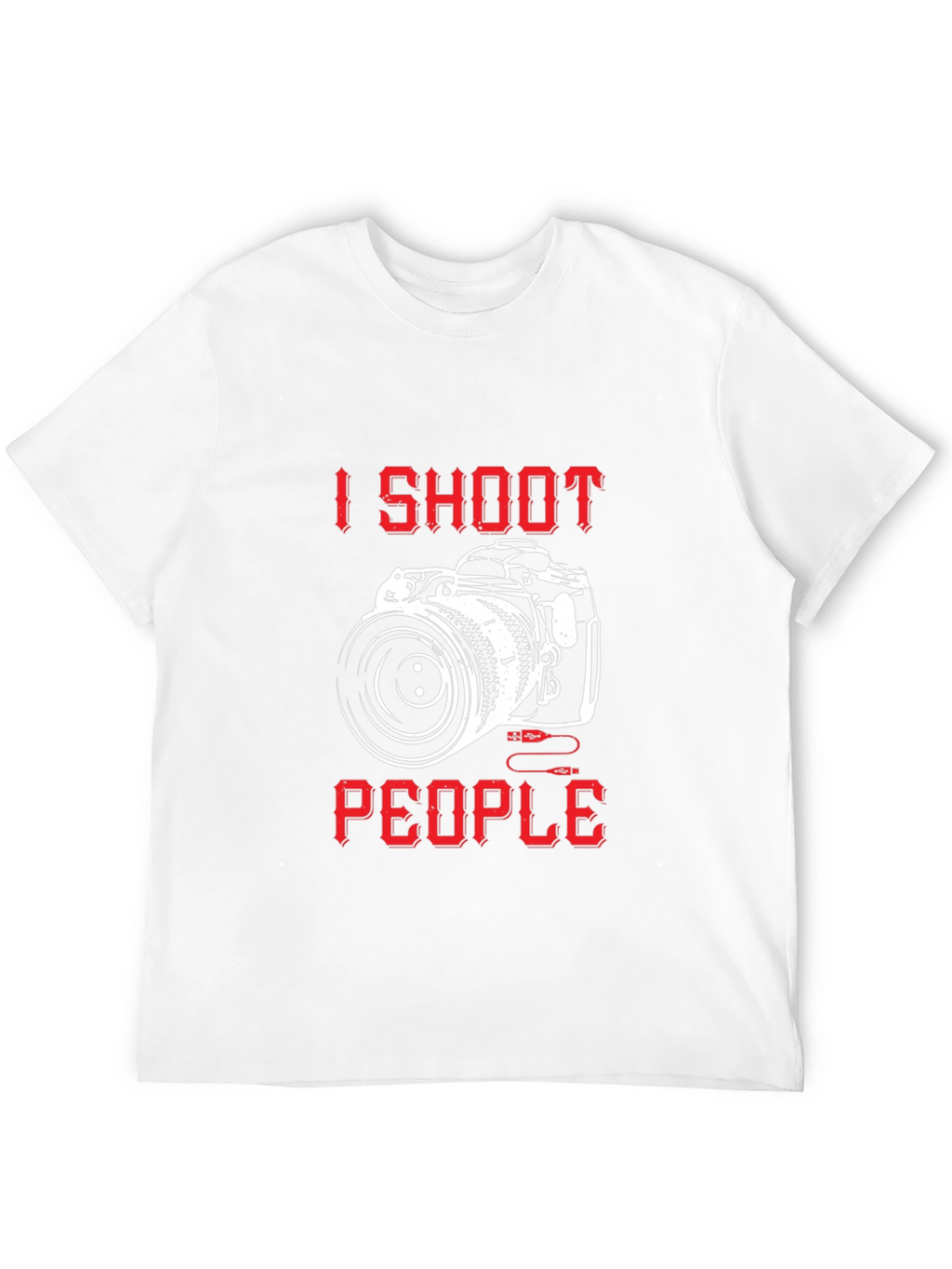 I Shoot People Camera Graphic T-Shirt