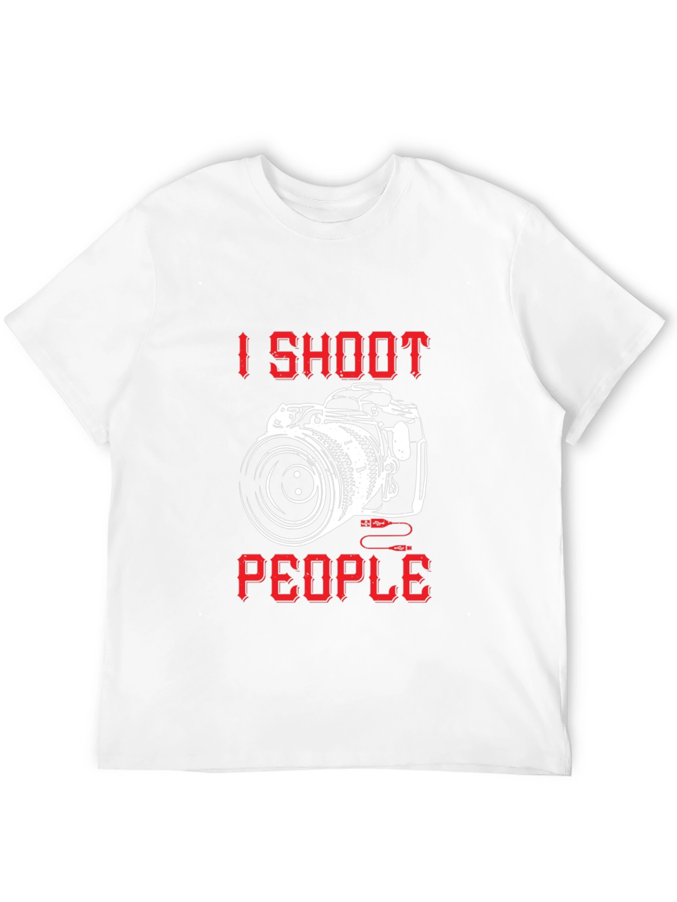 I Shoot People Camera Graphic T-Shirt
