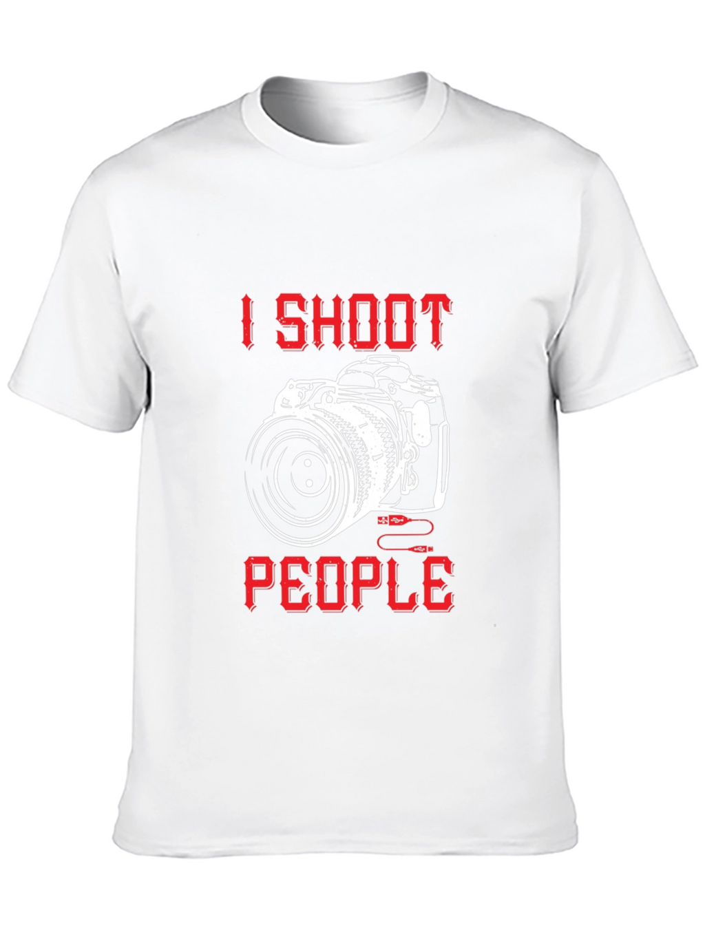 I Shoot People Camera Graphic T-Shirt