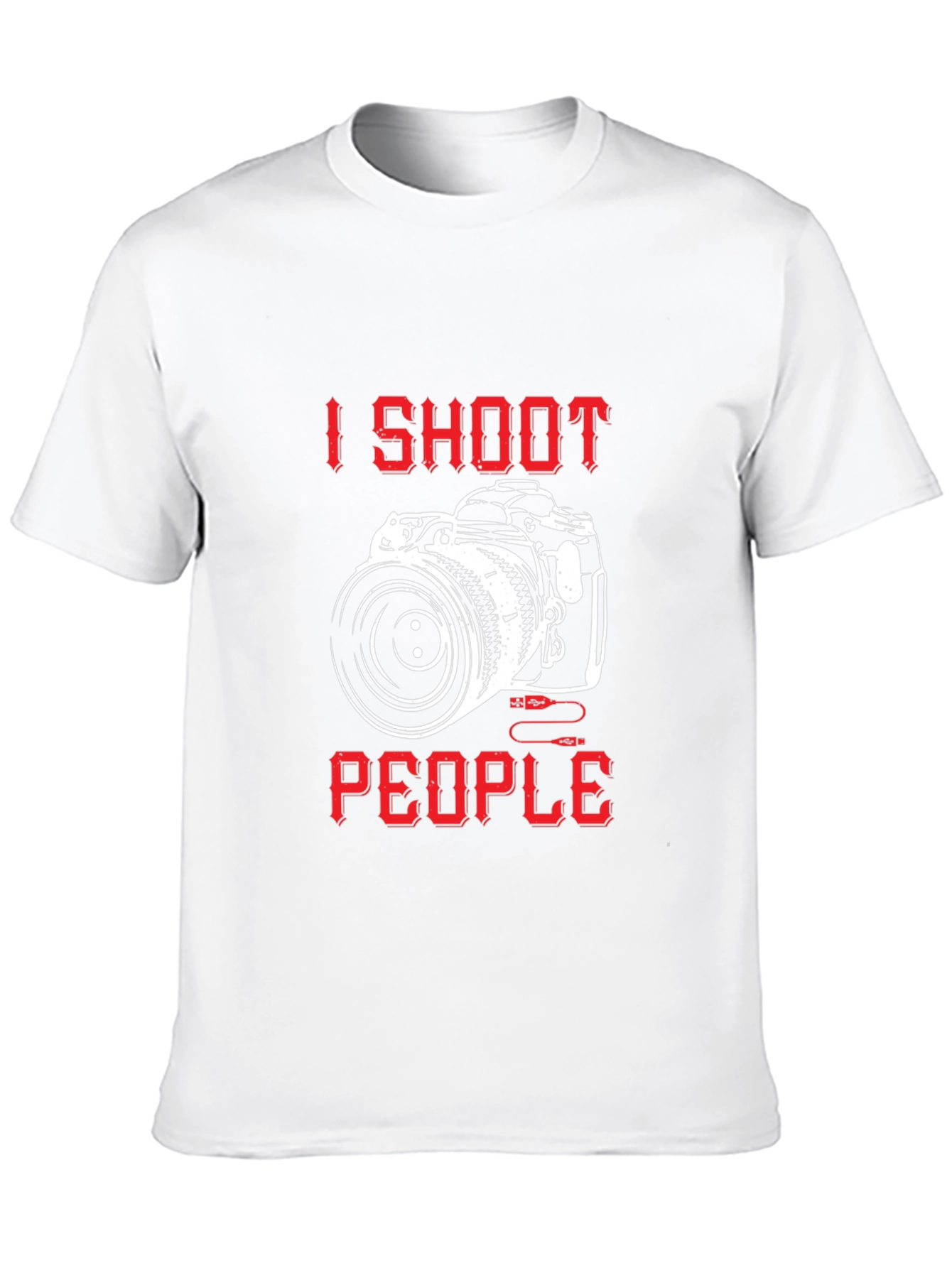 I Shoot People Camera Graphic T-Shirt