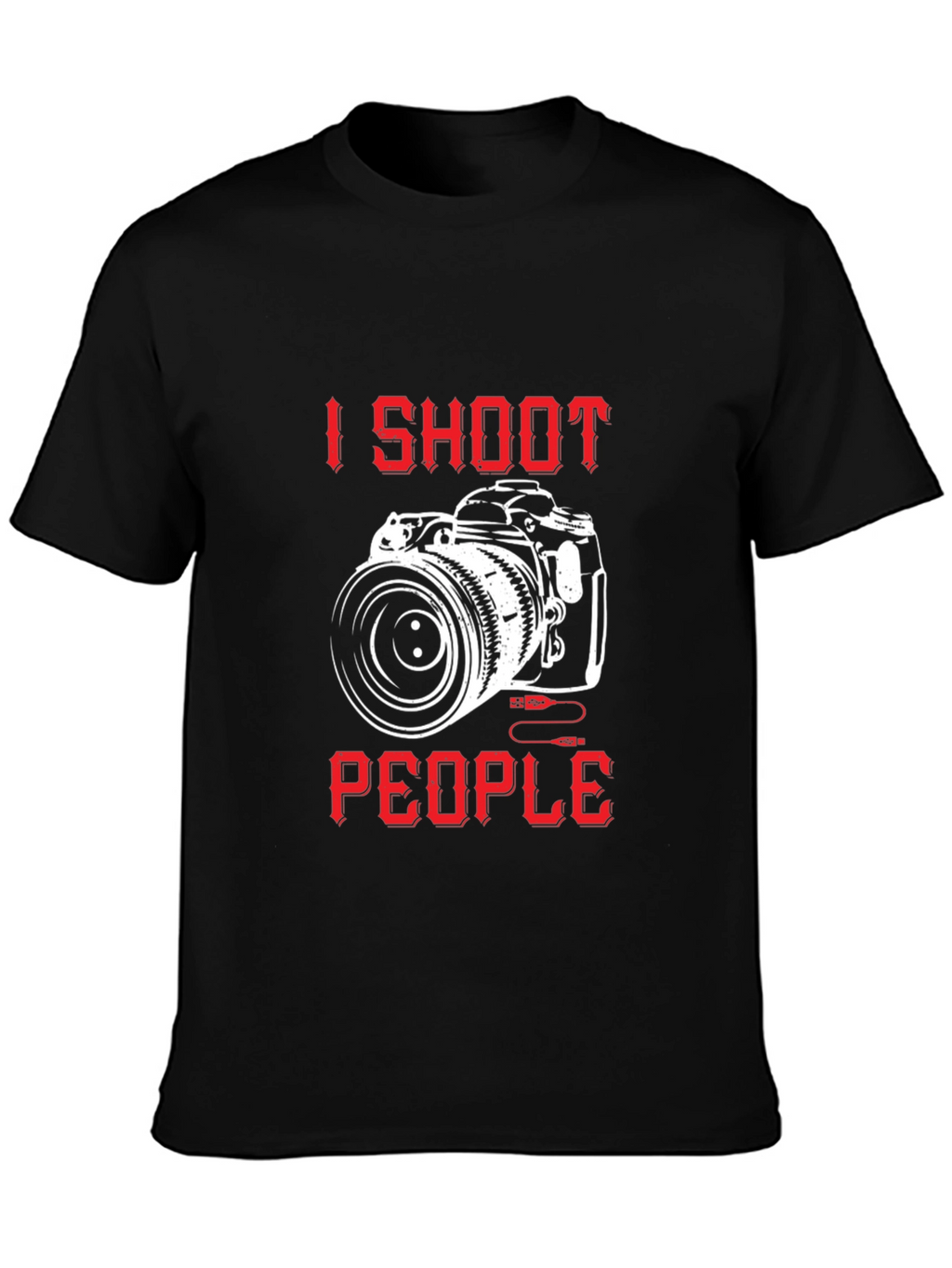 I Shoot People Camera Graphic T-Shirt