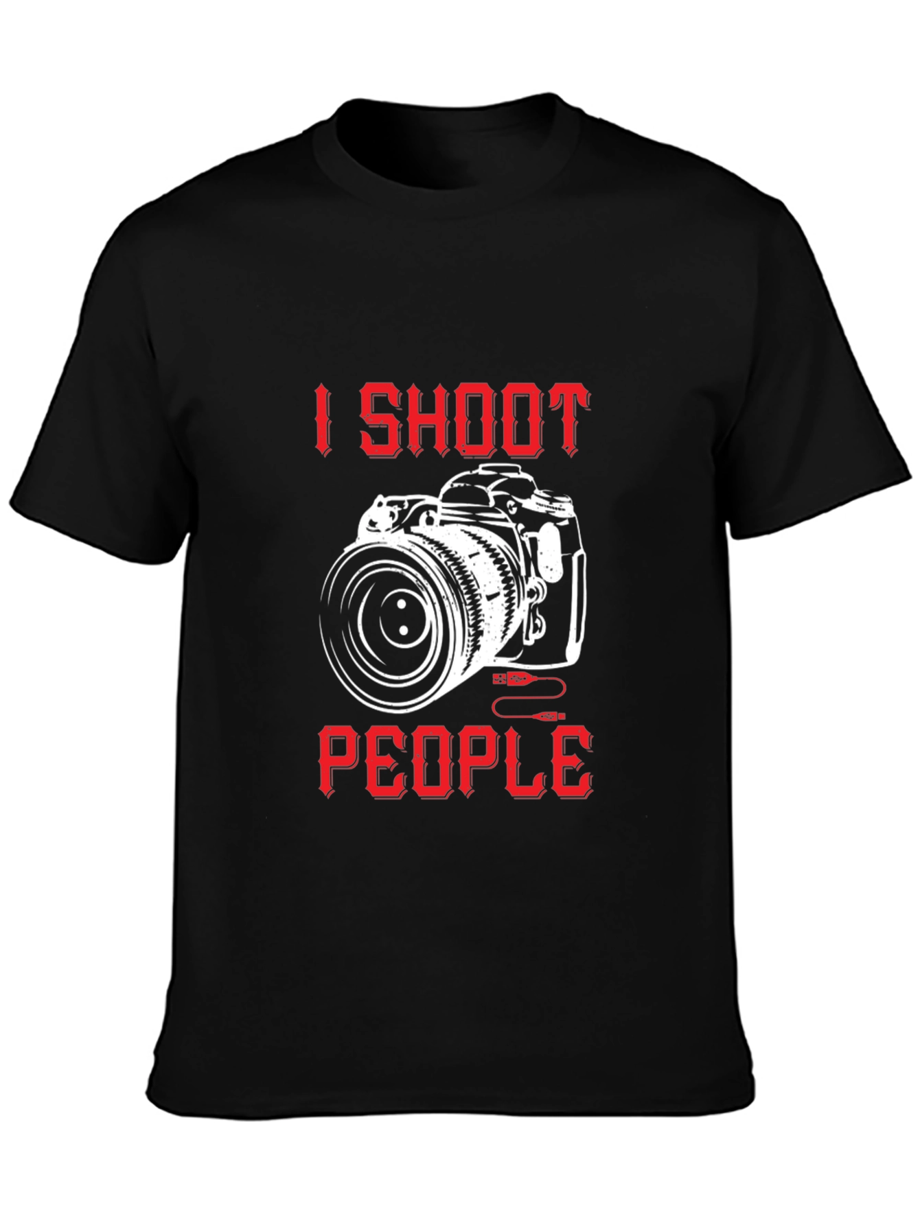 I Shoot People Camera Graphic T-Shirt