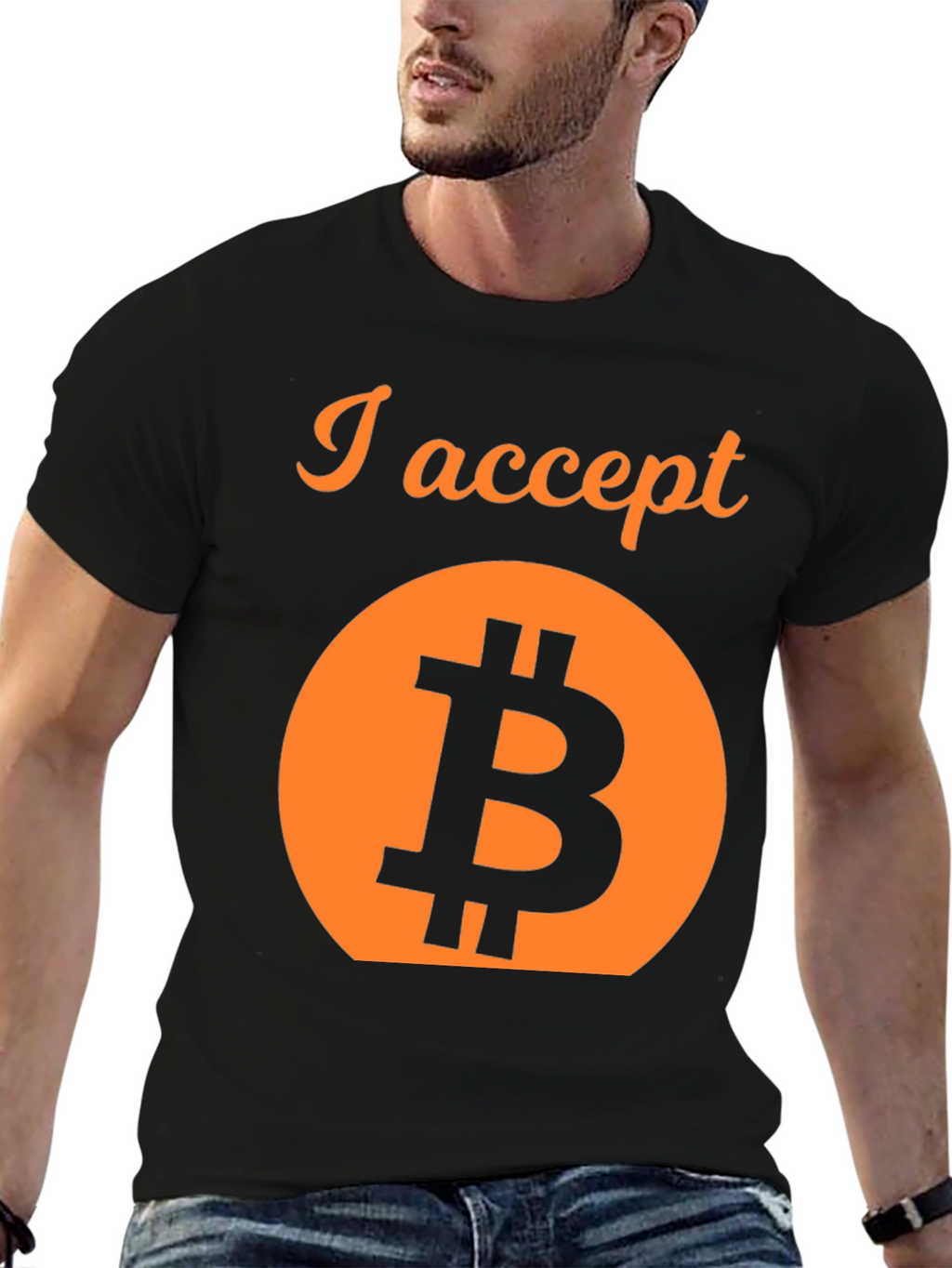 I Accept Bitcoin Crypto T-Shirt