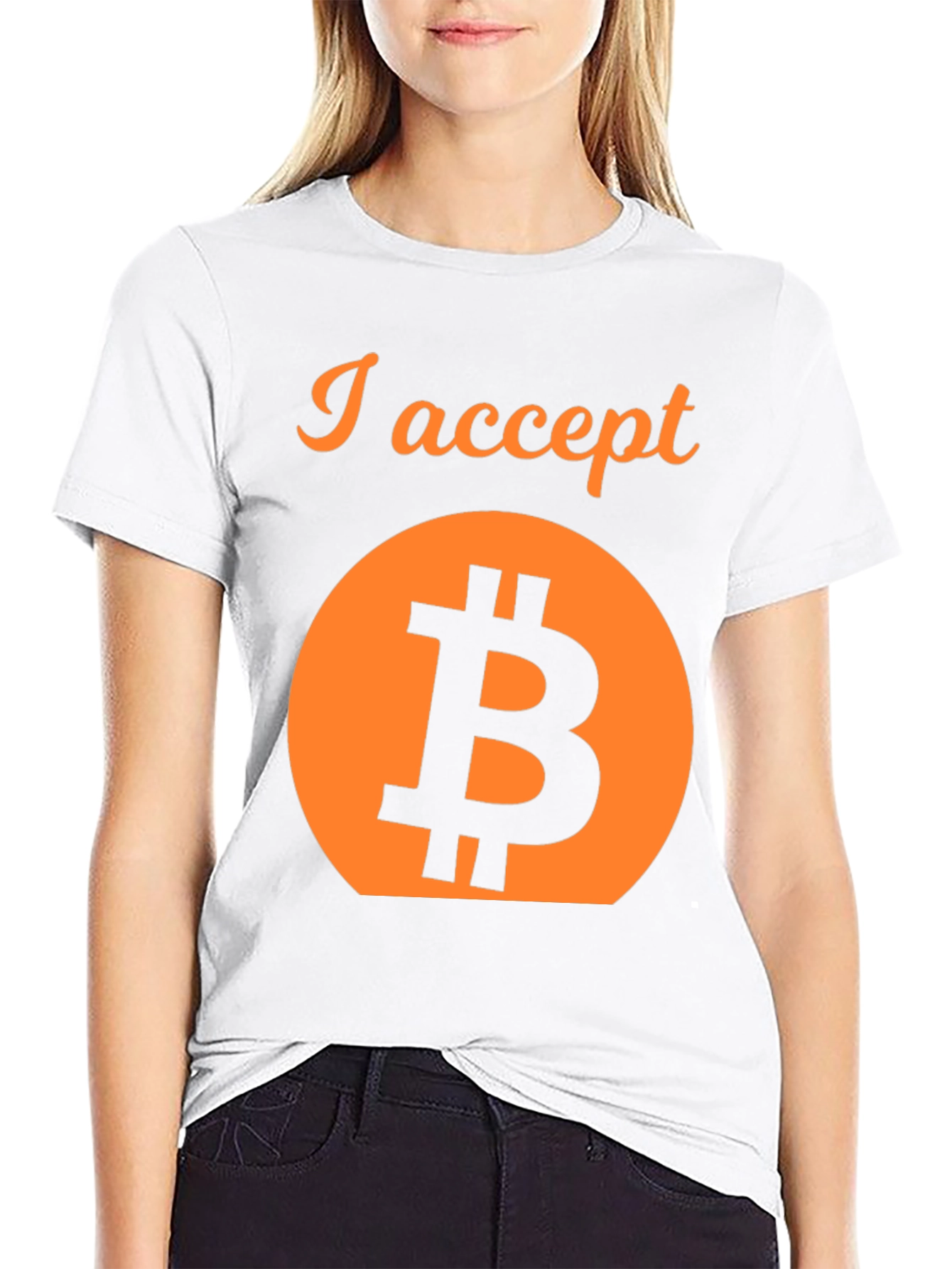 I Accept Bitcoin Crypto T-Shirt