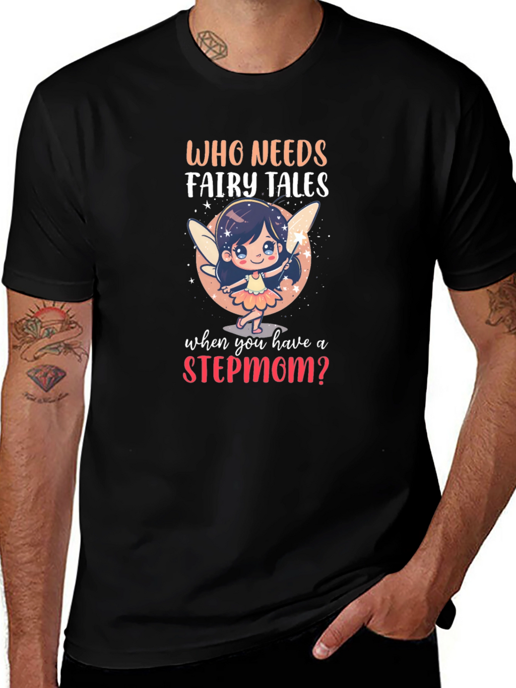 Stepmom Fairy Tale Graphic T-Shirt