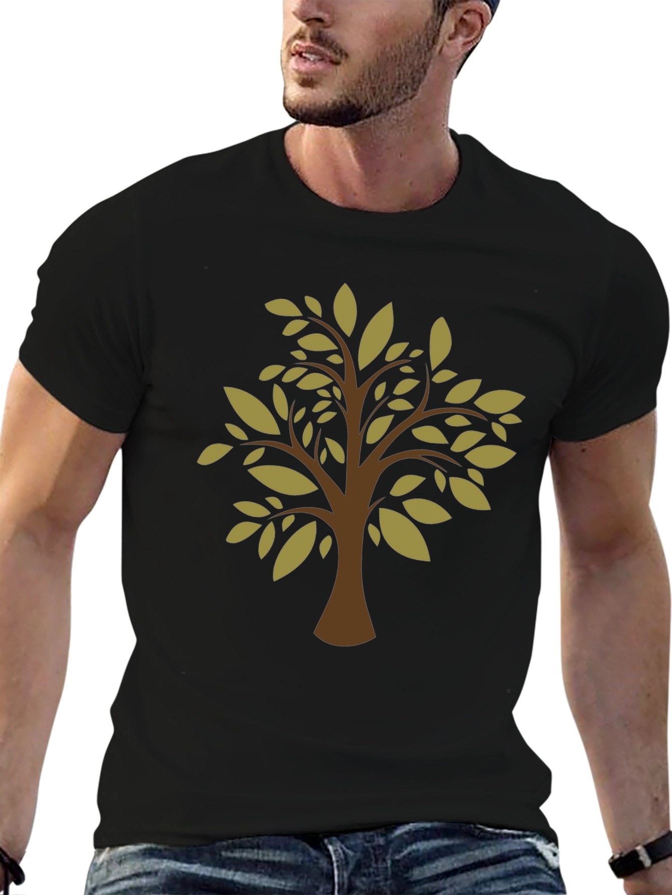 Nature Tree Graphic Tee - Stylish Comfort