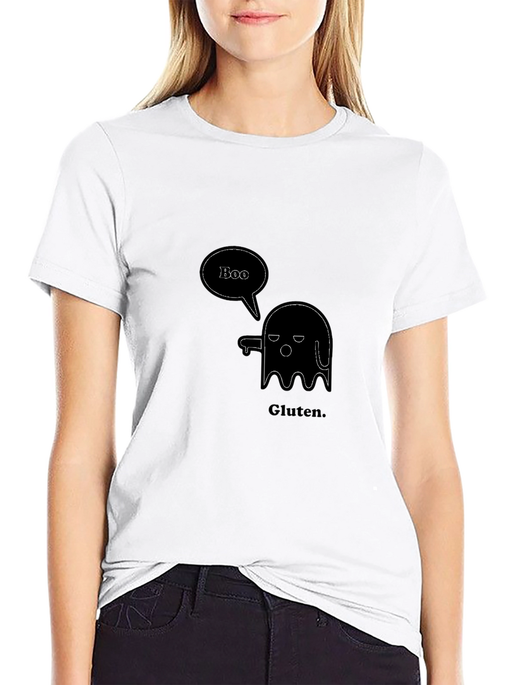 Boo Gluten Funny Graphic T-Shirt