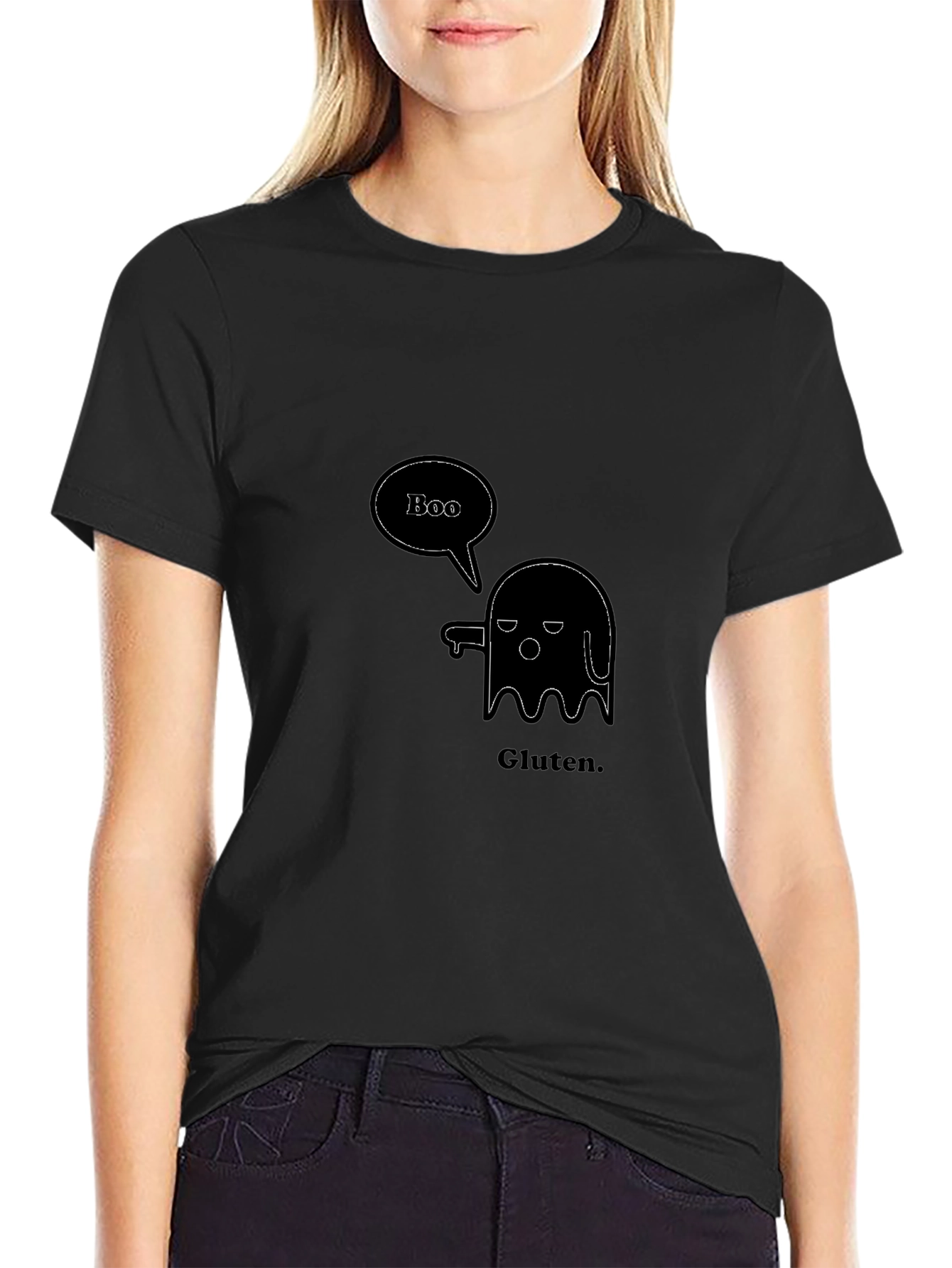 Boo Gluten Funny Graphic T-Shirt