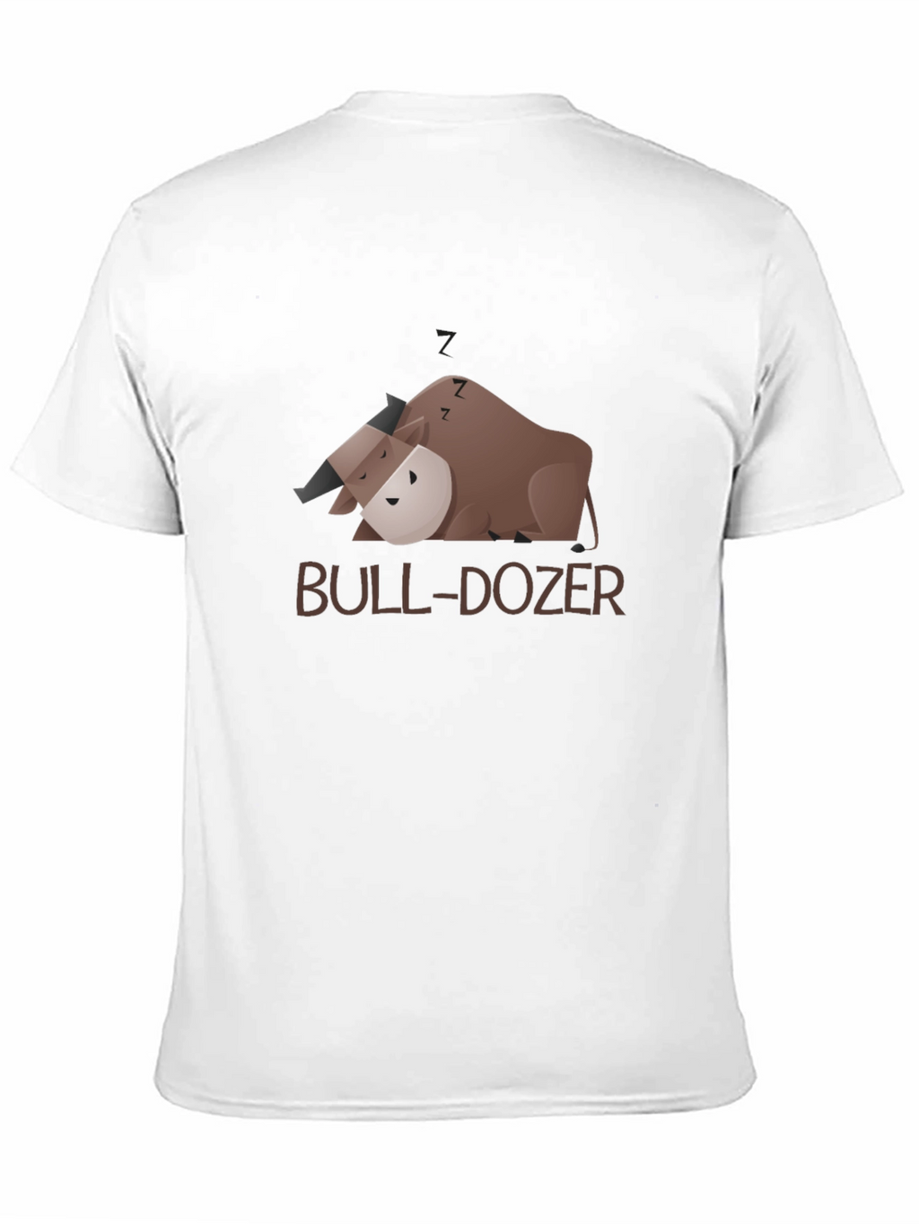 Bull-Dozer Graphic Black T-Shirt