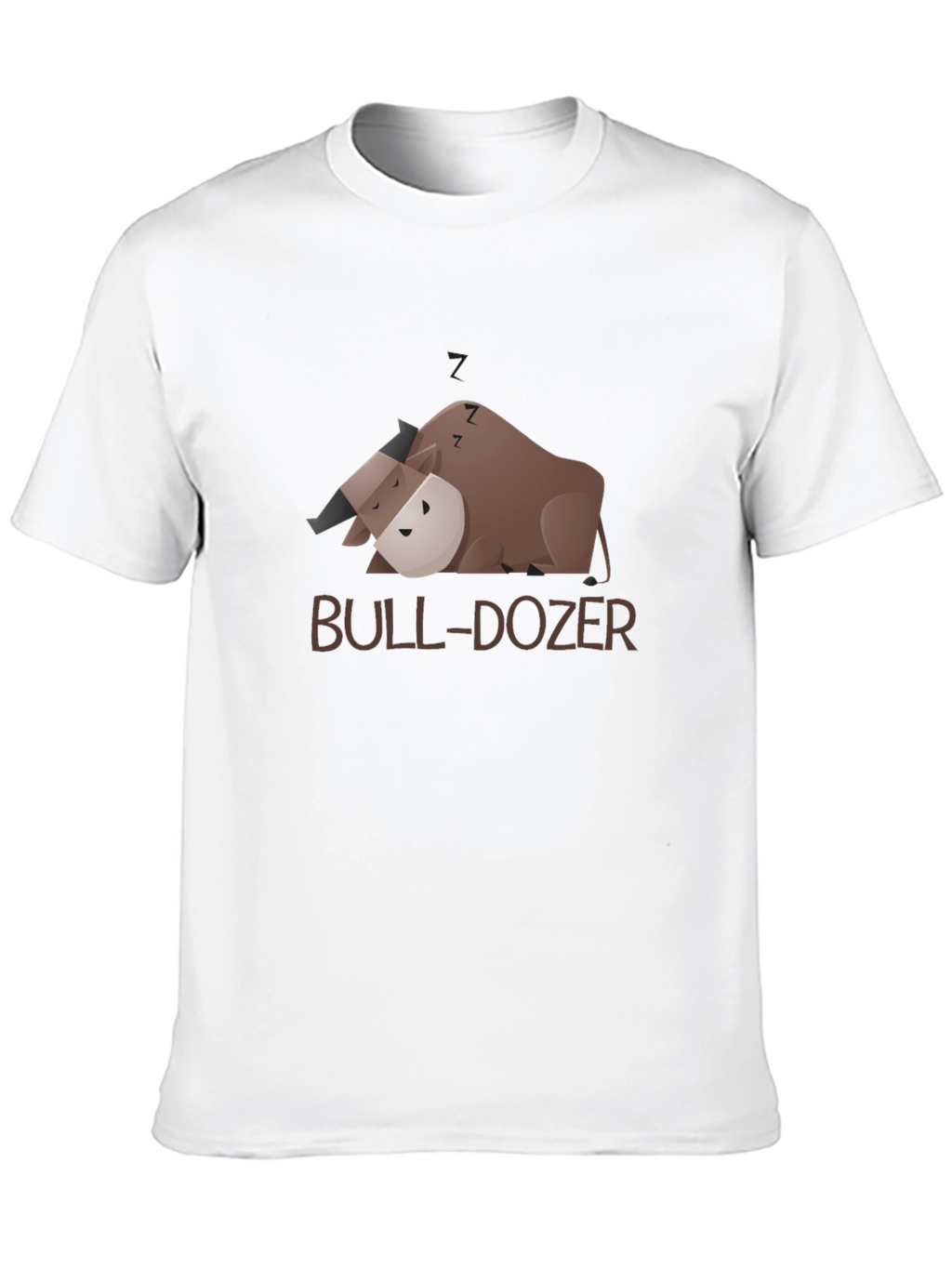 Bull-Dozer Graphic Black T-Shirt
