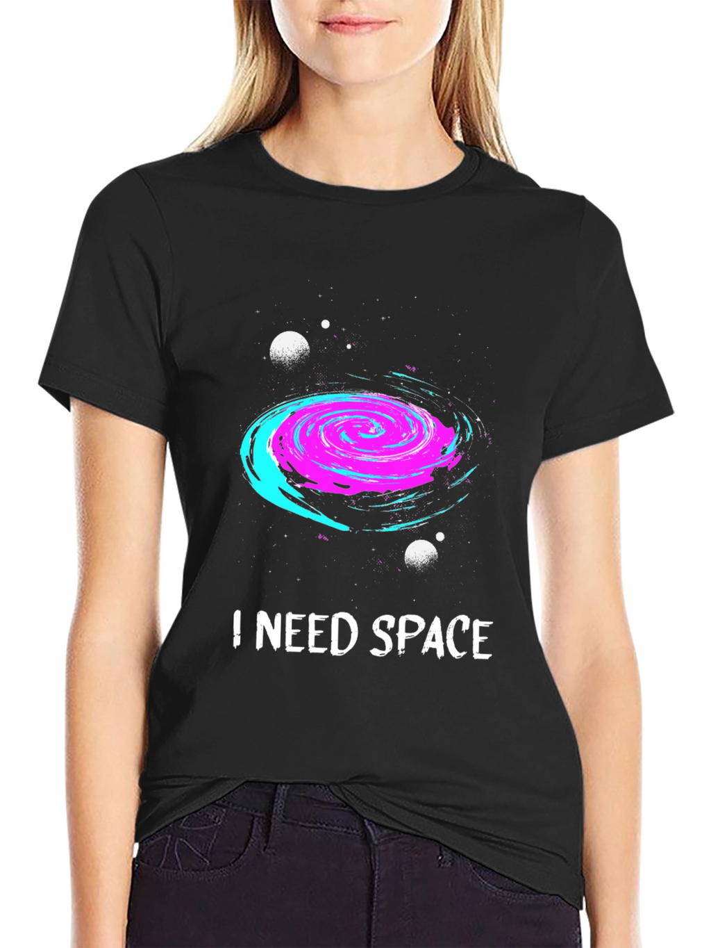 I Need Space Galaxy Graphic T-Shirt