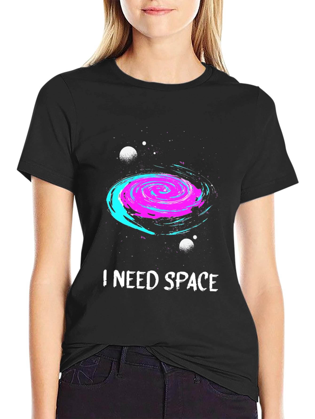I Need Space Galaxy Graphic T-Shirt