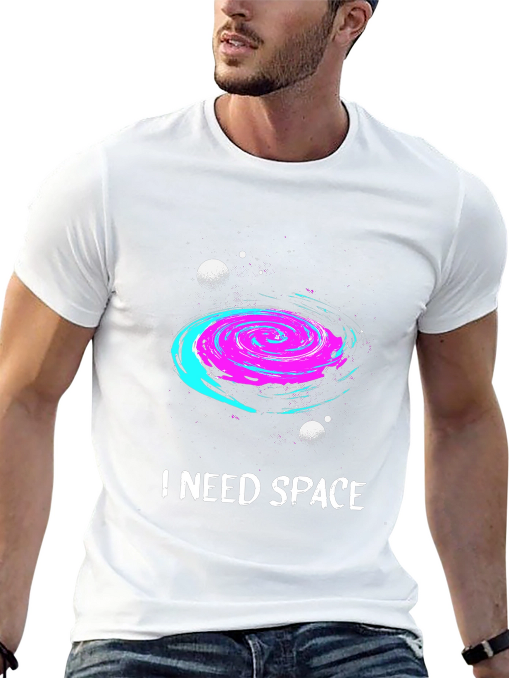 I Need Space Galaxy Graphic T-Shirt
