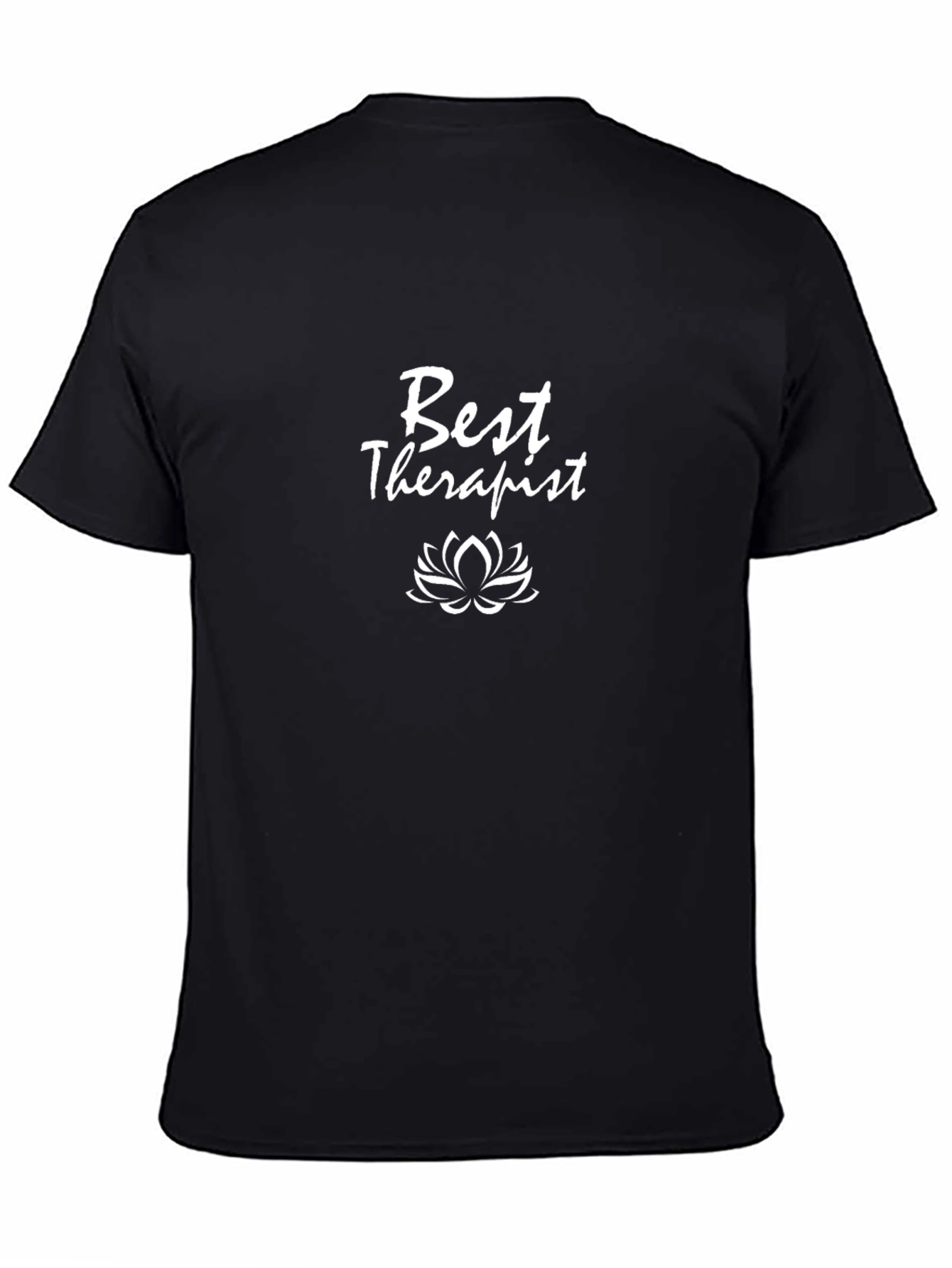 Best Therapist T-Shirt: Lotus Flower Design