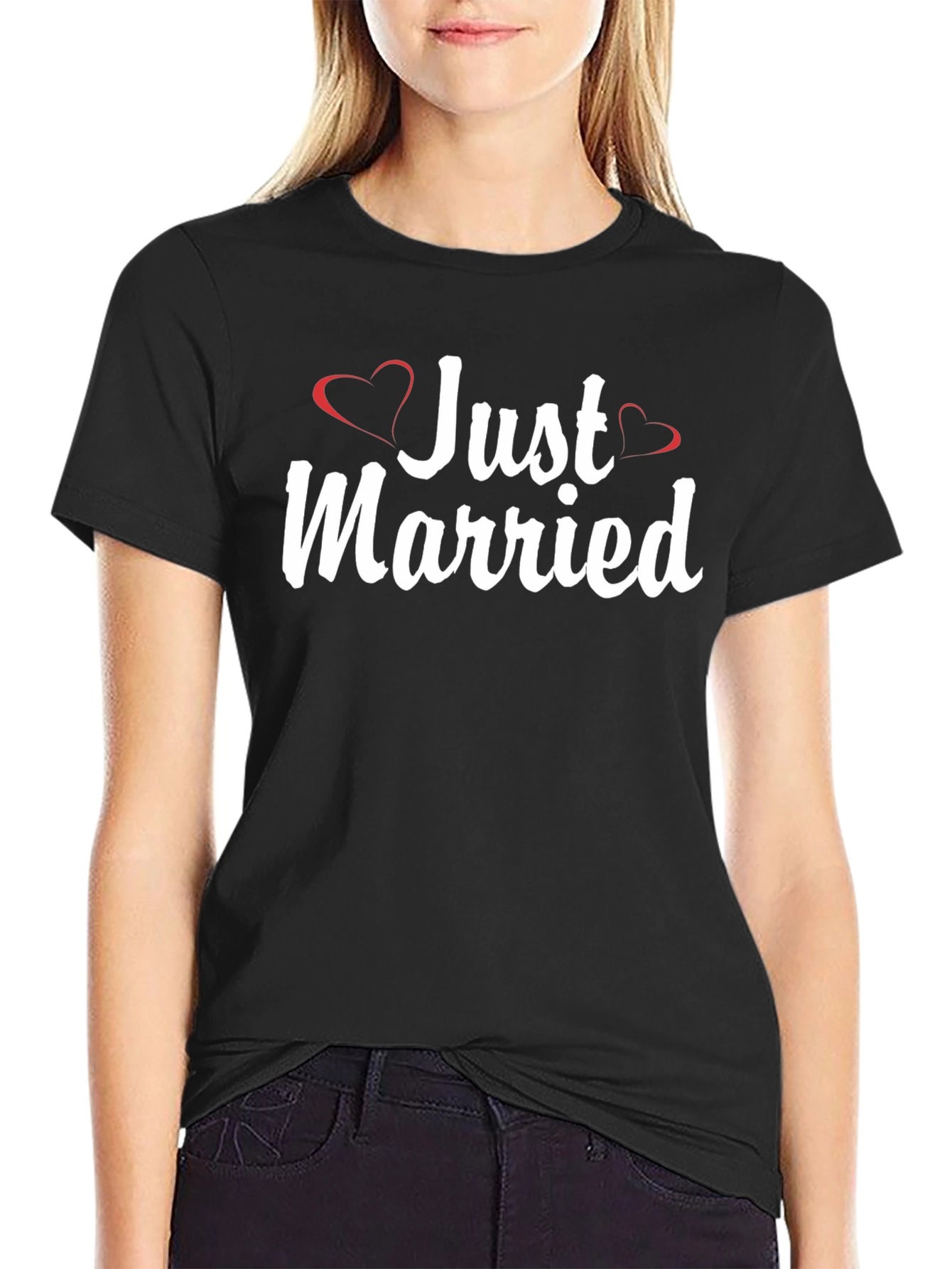 Just Married T-Shirt - Newlywed Celebration Tee
