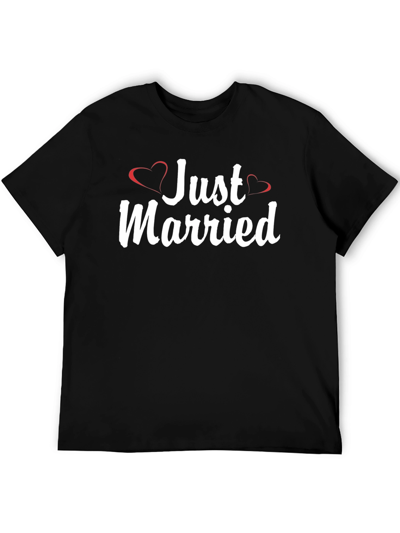 Just Married T-Shirt - Newlywed Celebration Tee