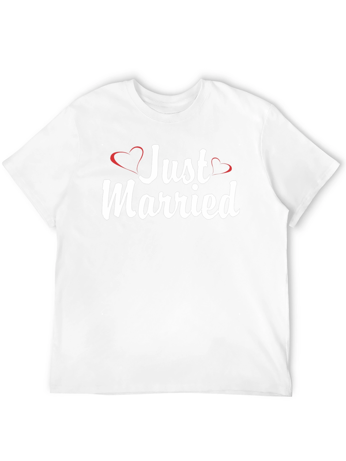 Just Married T-Shirt - Newlywed Celebration Tee