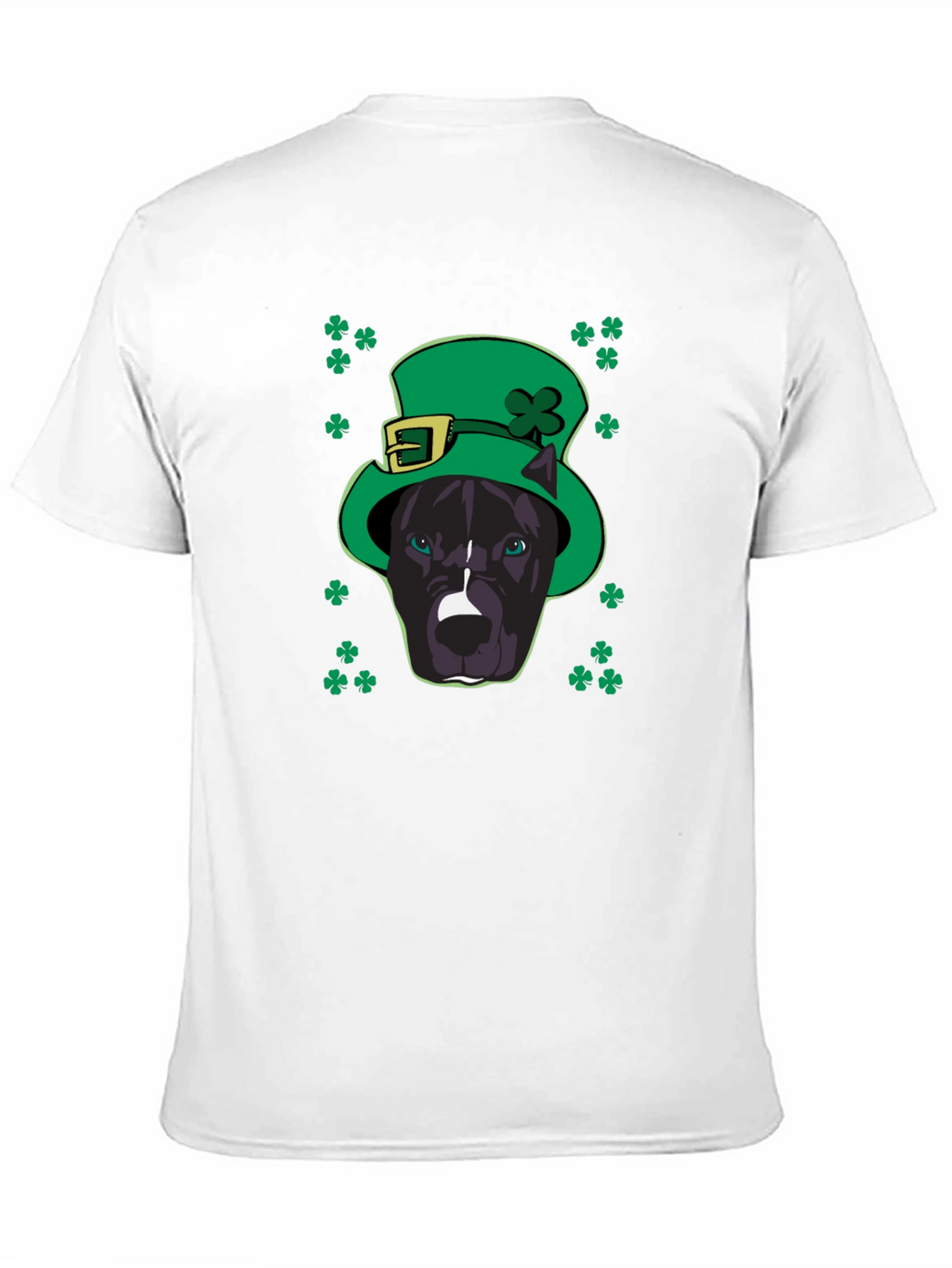St. Patricks Day Pitbull T-Shirt - Lucky Dog Tee