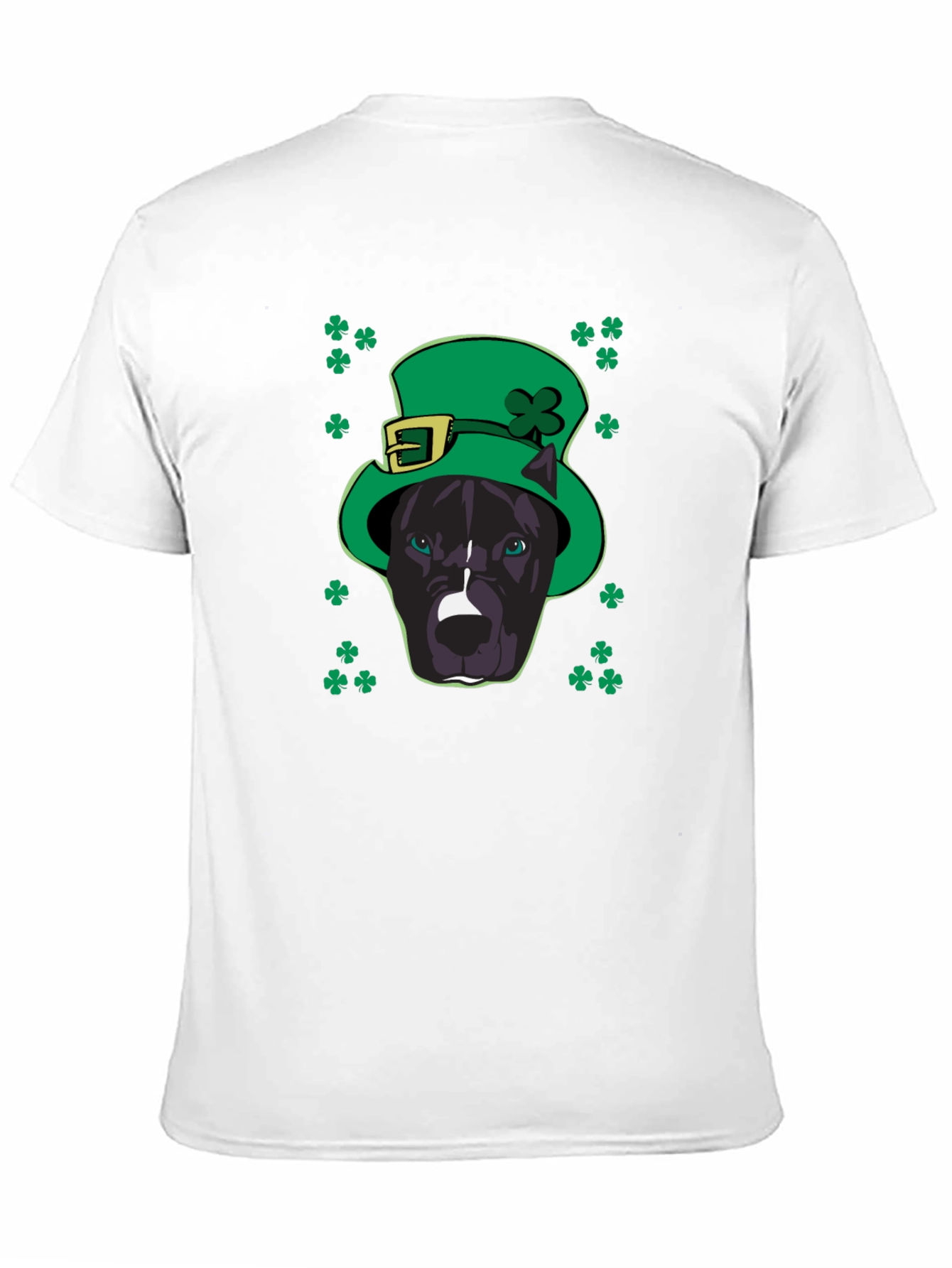 St. Patricks Day Pitbull T-Shirt - Lucky Dog Tee