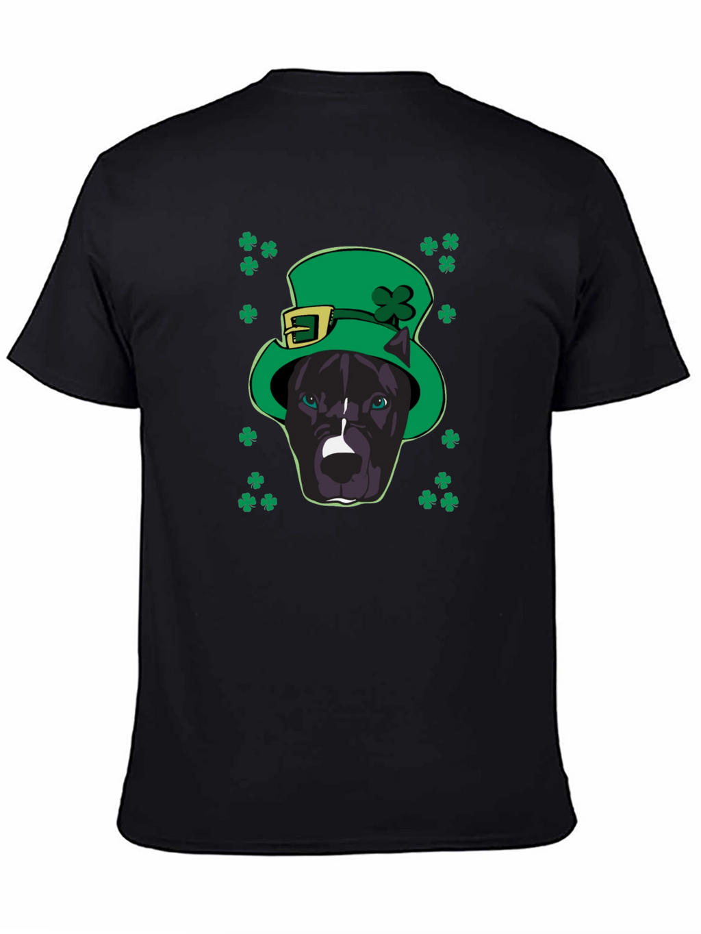 St. Patricks Day Pitbull T-Shirt - Lucky Dog Tee