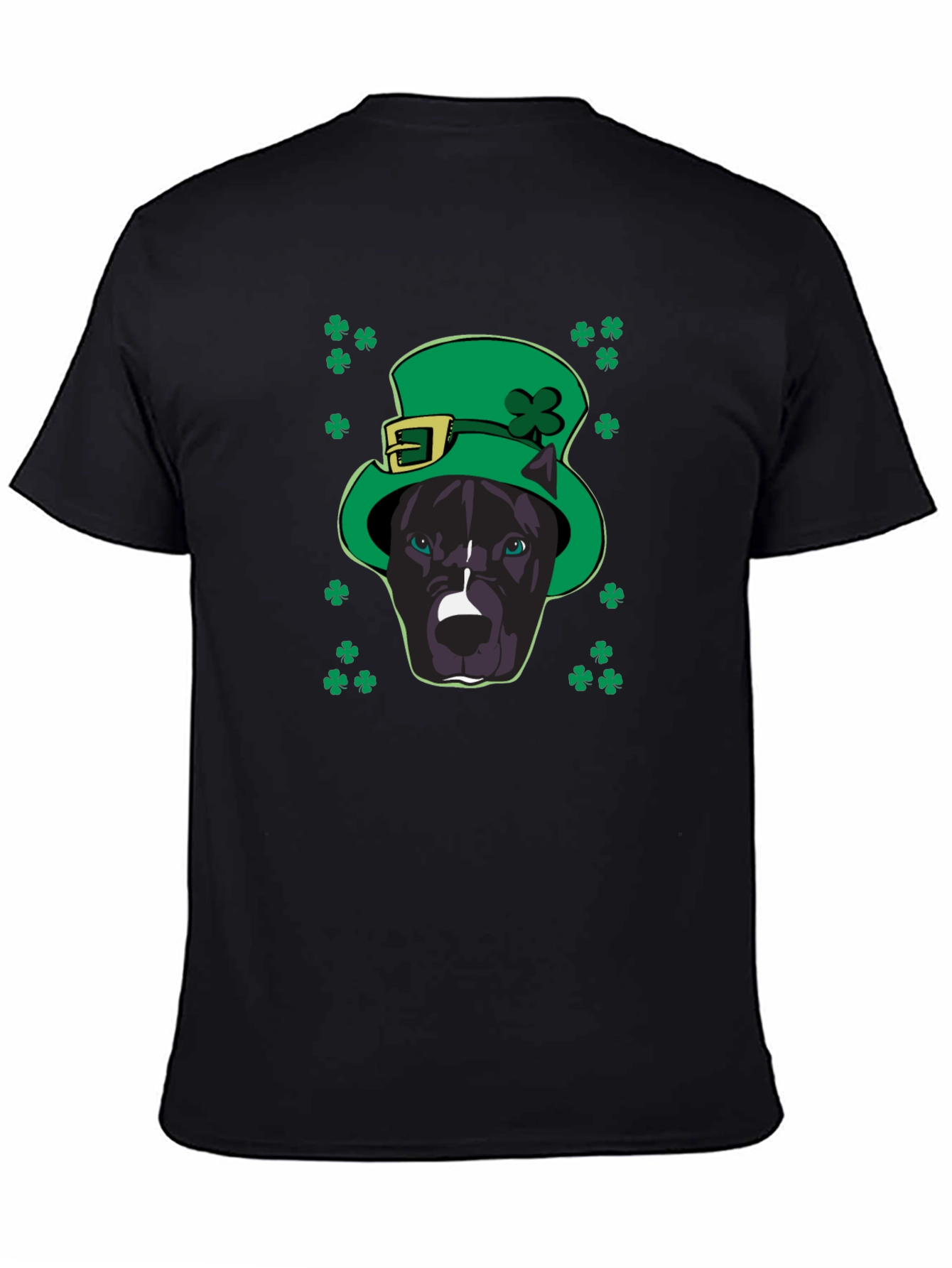 St. Patricks Day Pitbull T-Shirt - Lucky Dog Tee