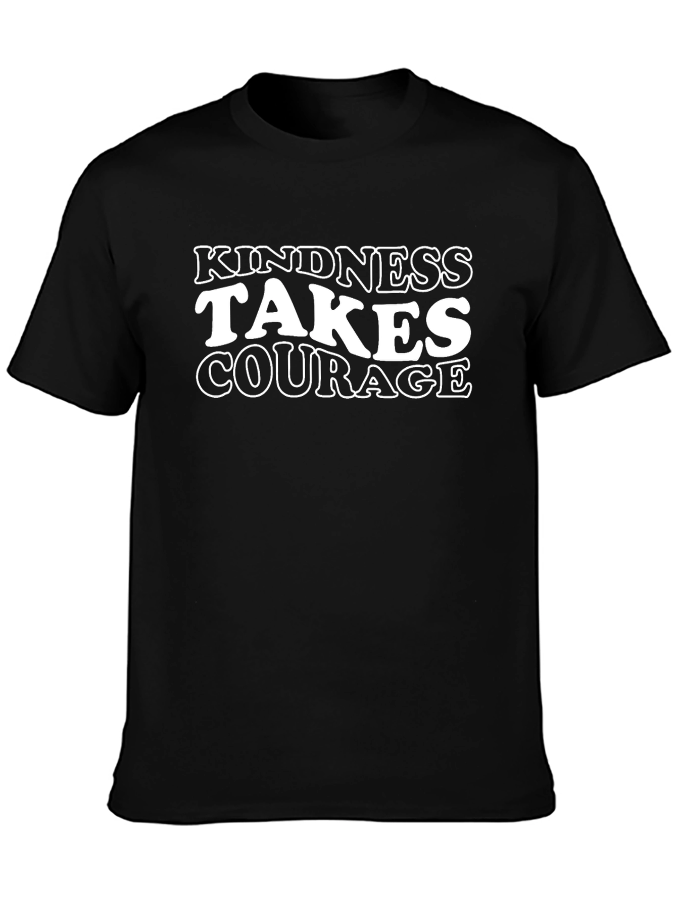 Kindness Takes Courage Black T-Shirt