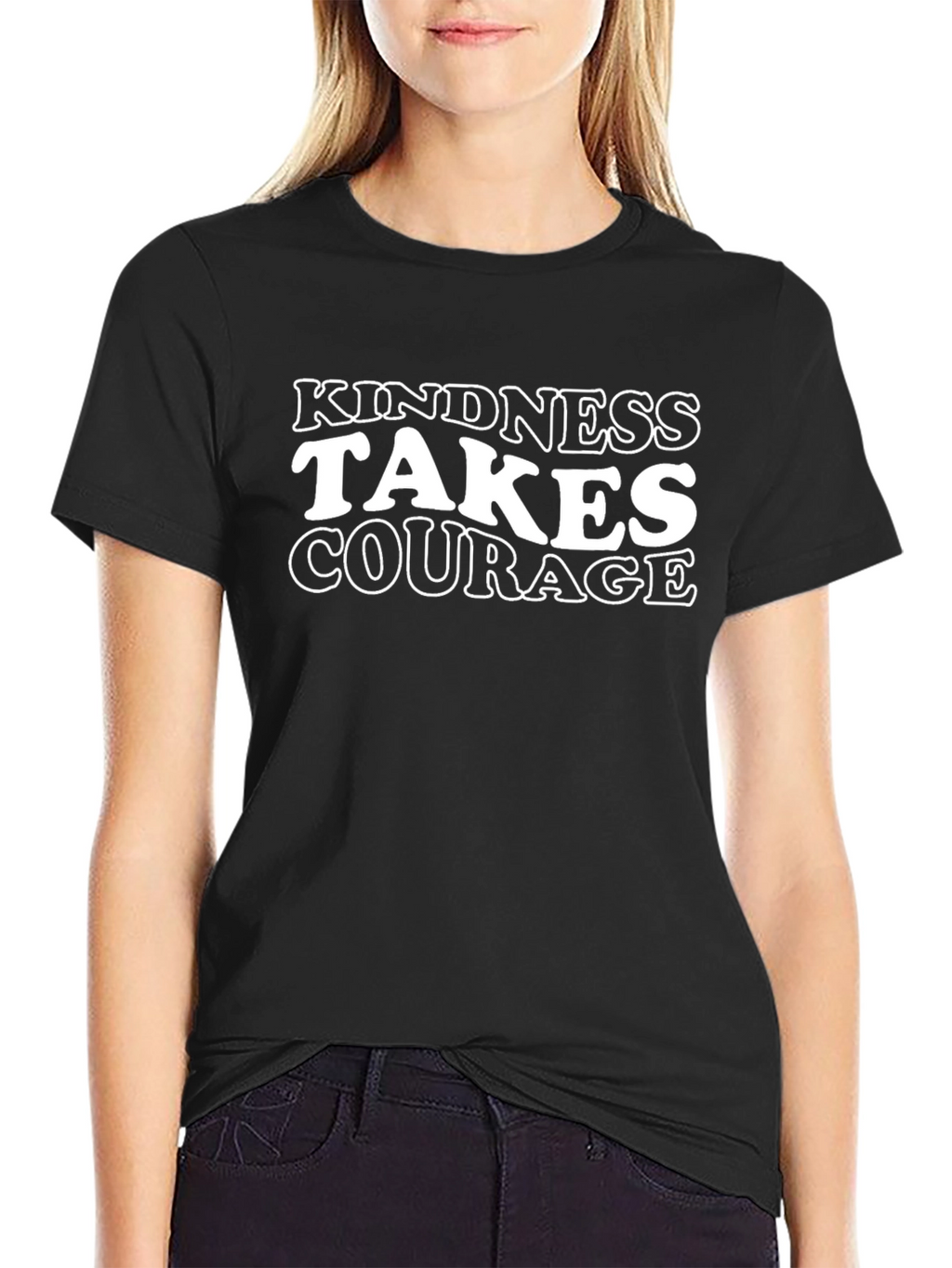 Kindness Takes Courage Black T-Shirt