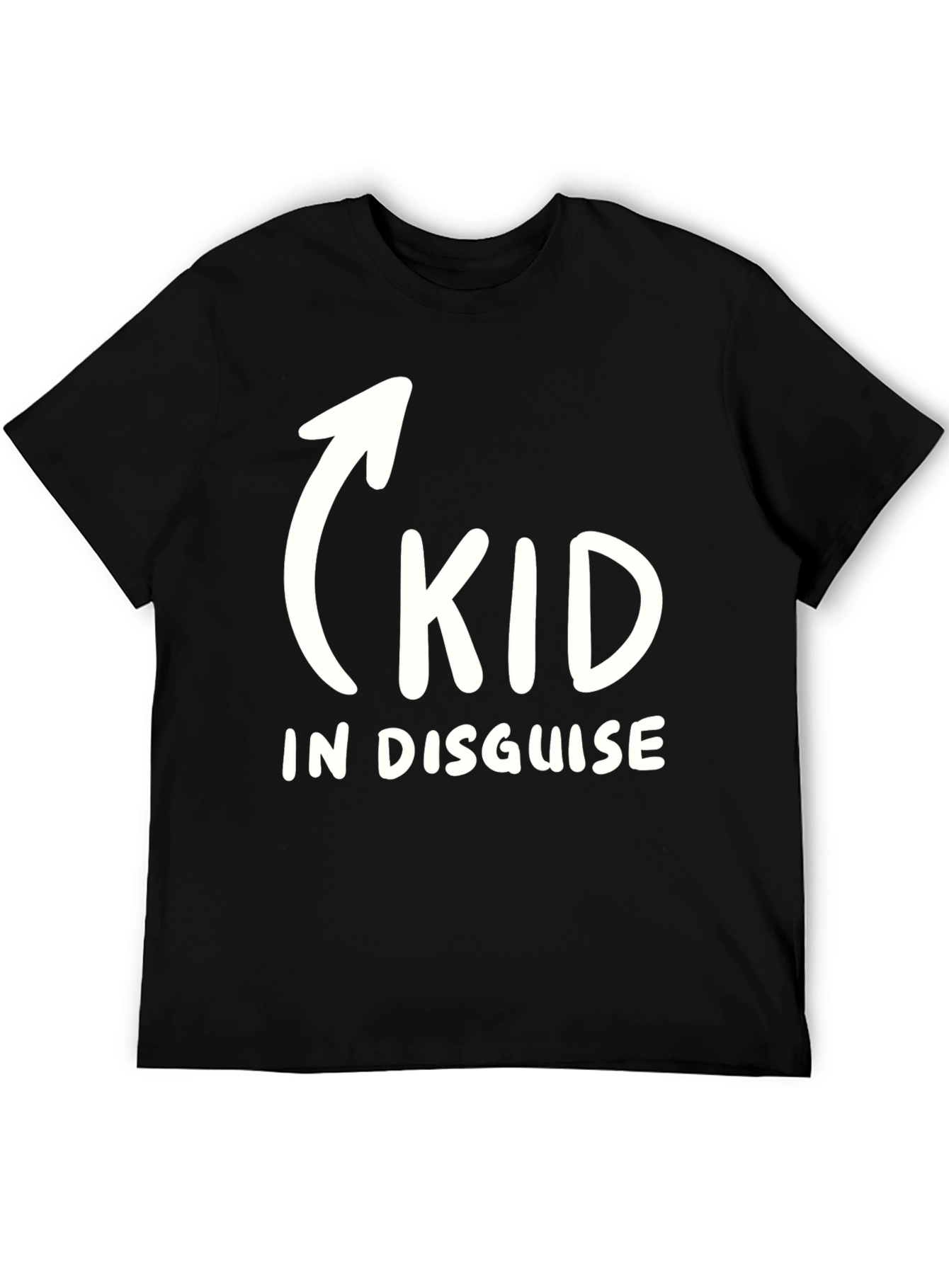 Kid In Disguise Funny Graphic T-Shirt
